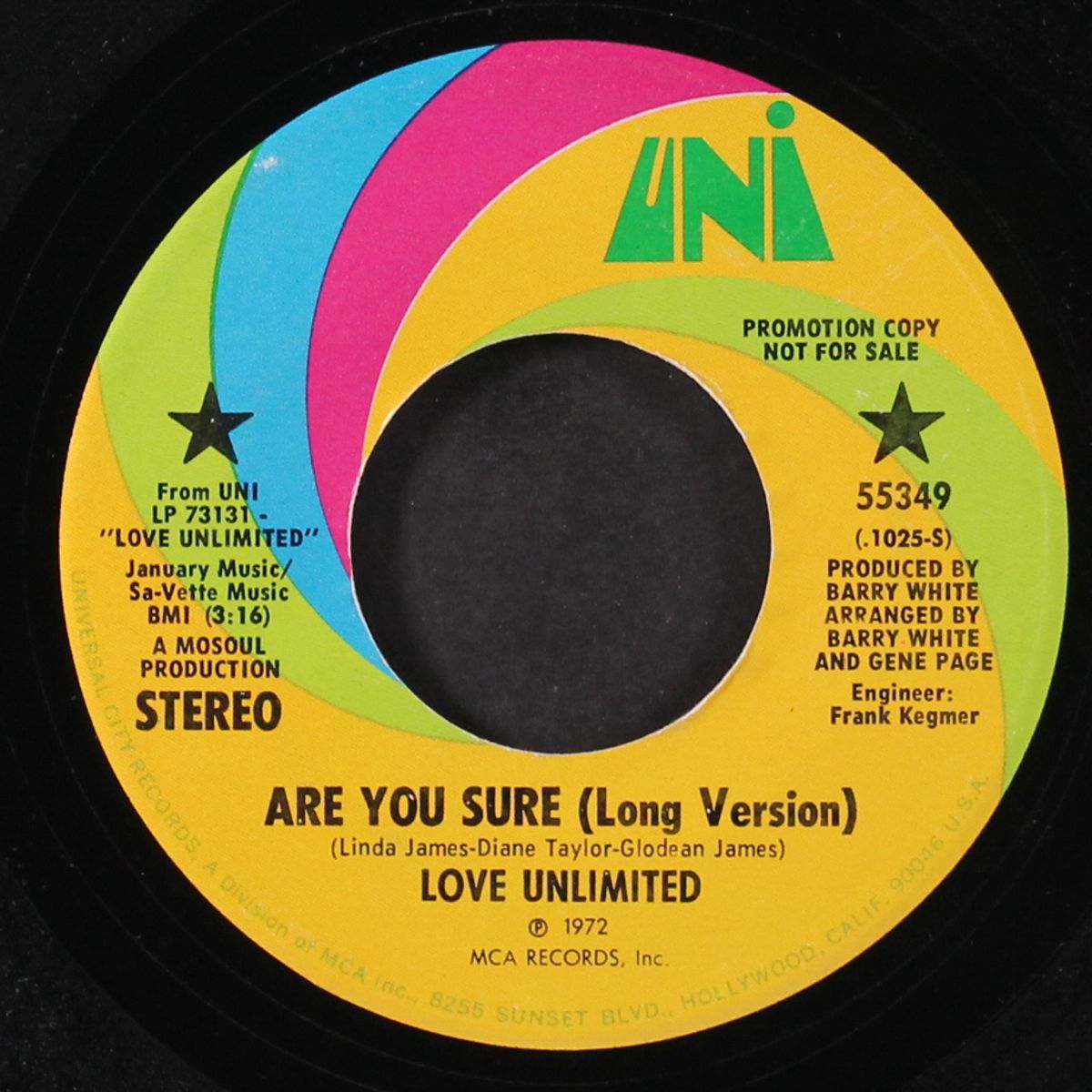 are you sure by LOVE UNLIMITED