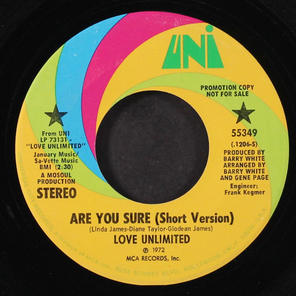 are you sure by LOVE UNLIMITED