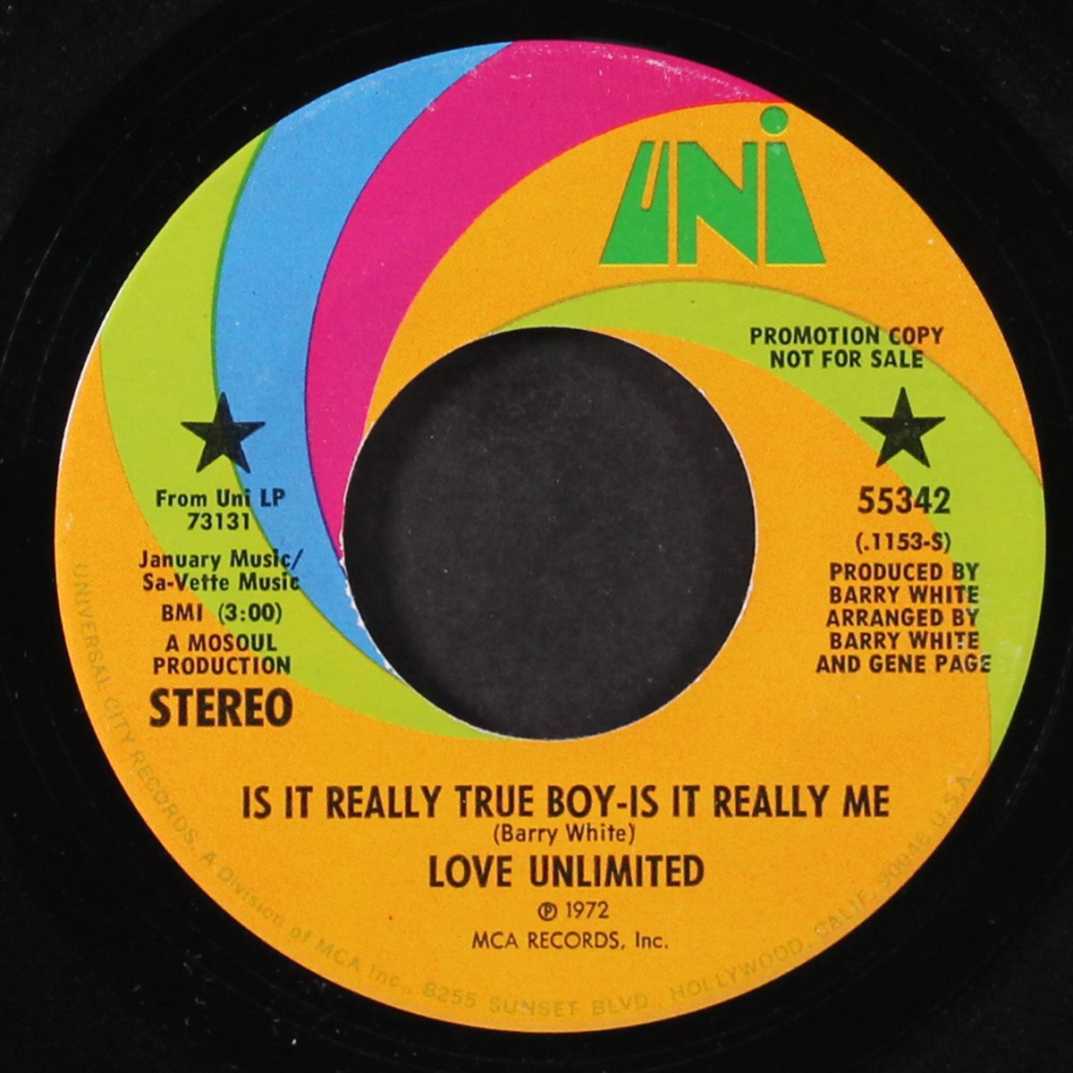 is it really true boy is it really me by LOVE UNLIMITED