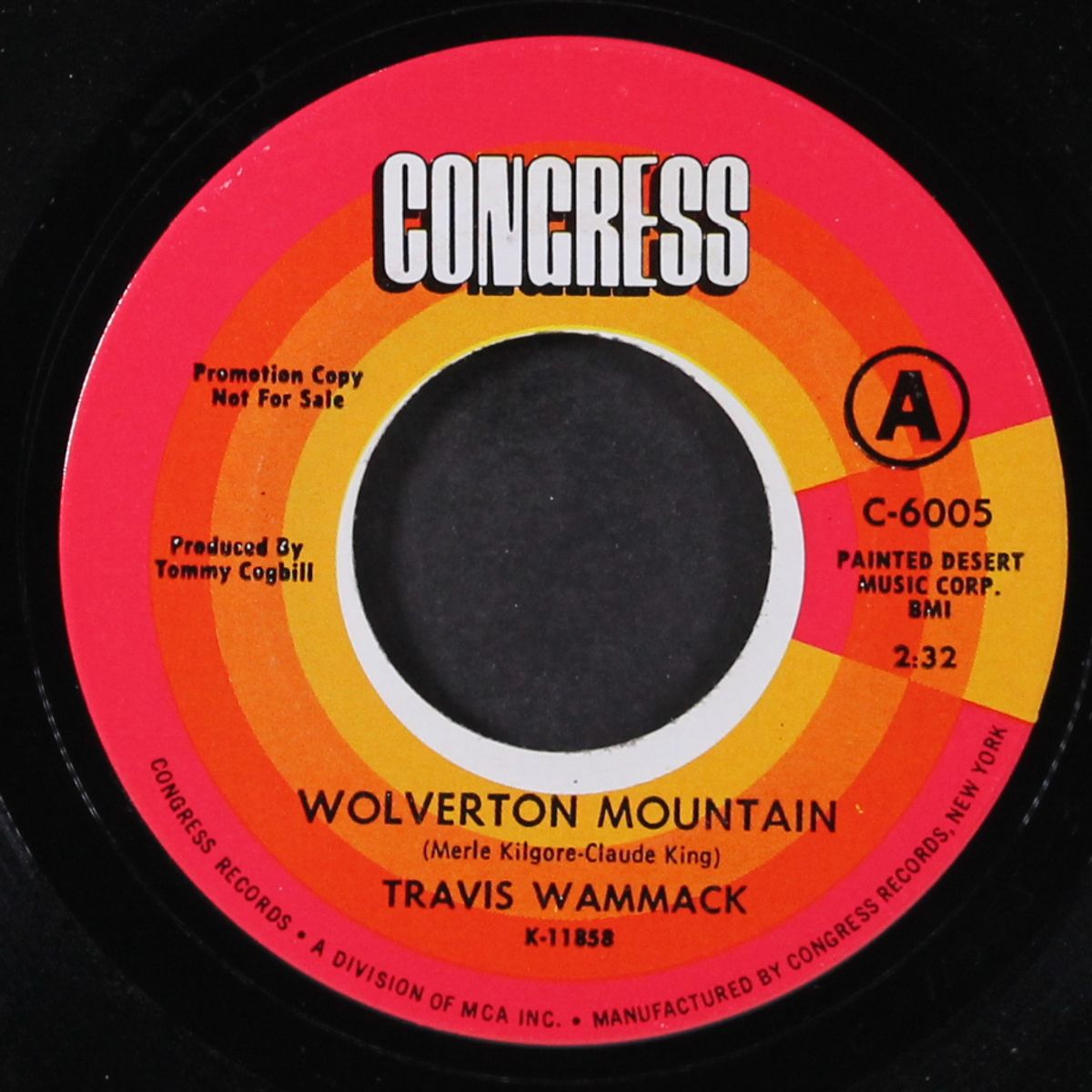 wolverton mountain / don't walk out of my life by TRAVIS WAMMACK