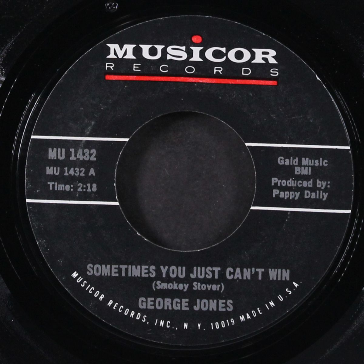 sometimes you just can't win / brothers of a bottle by GEORGE JONES