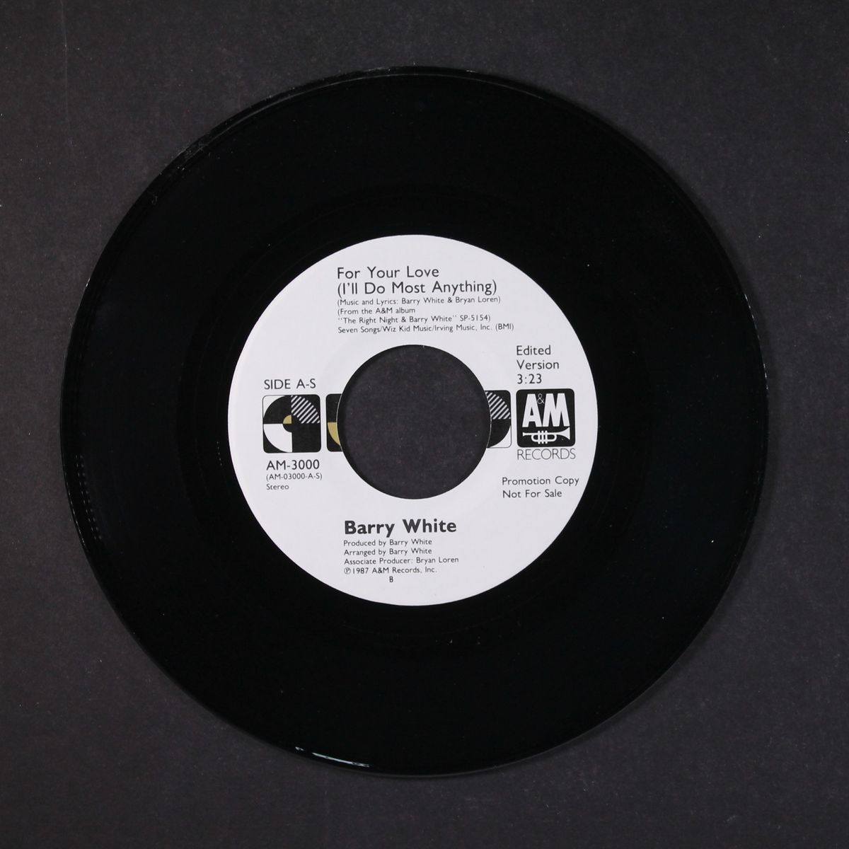 for your love (i'll do most anything) / same by BARRY WHITE