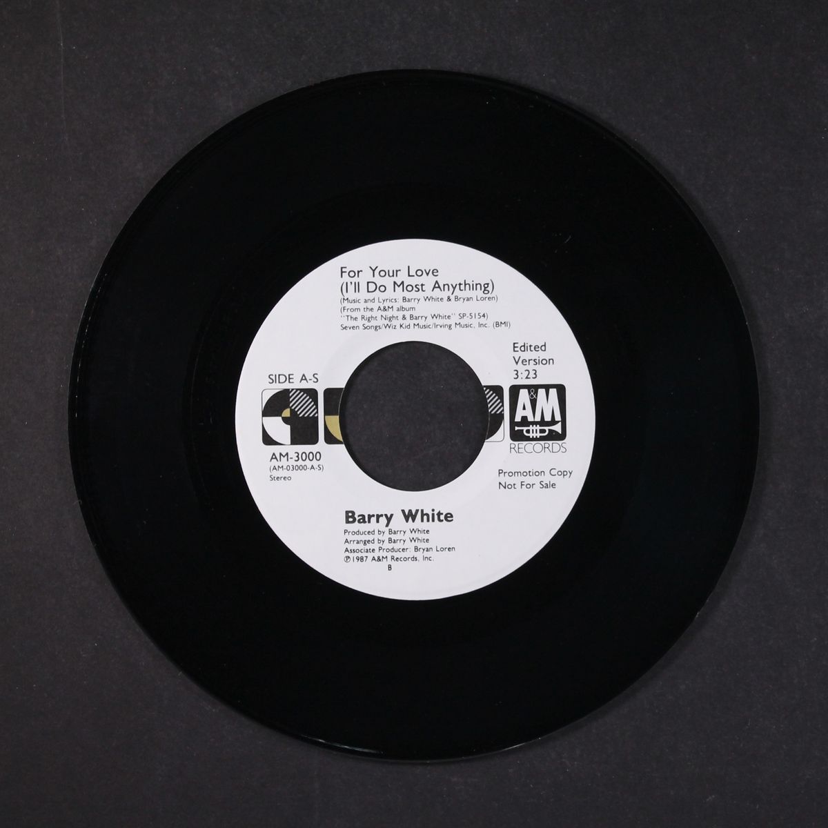 for your love (i'll do most anything) / same by BARRY WHITE