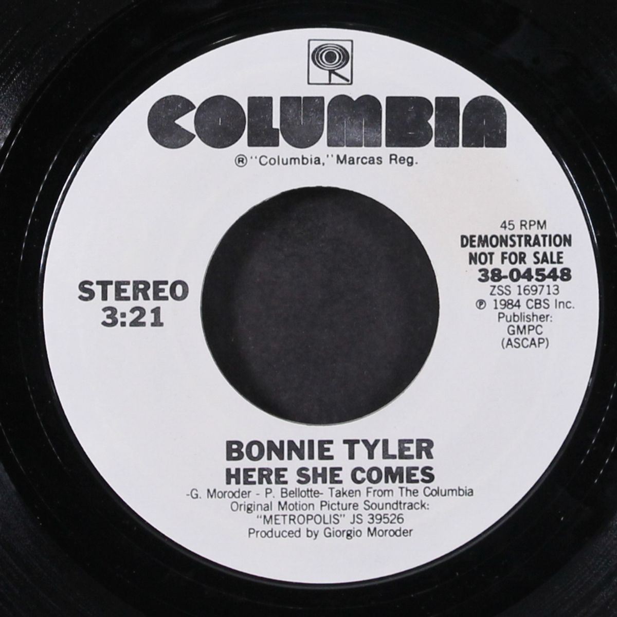 here she comes / same by BONNIE TYLER