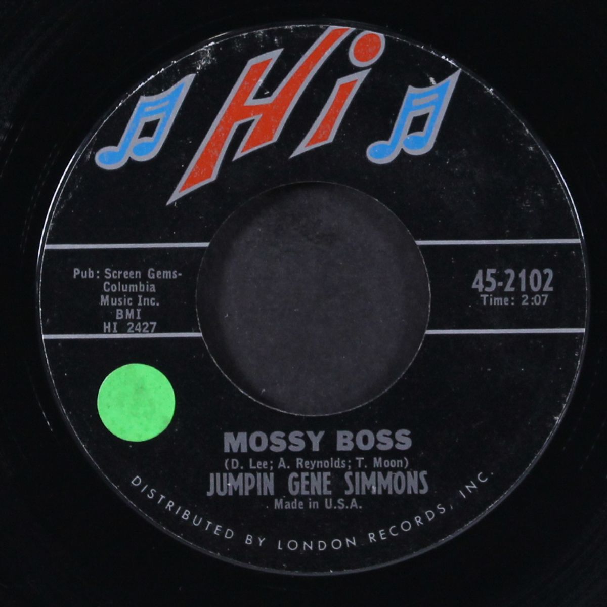 the most feared man / mossy boss by JUMPIN' GENE SIMMONS