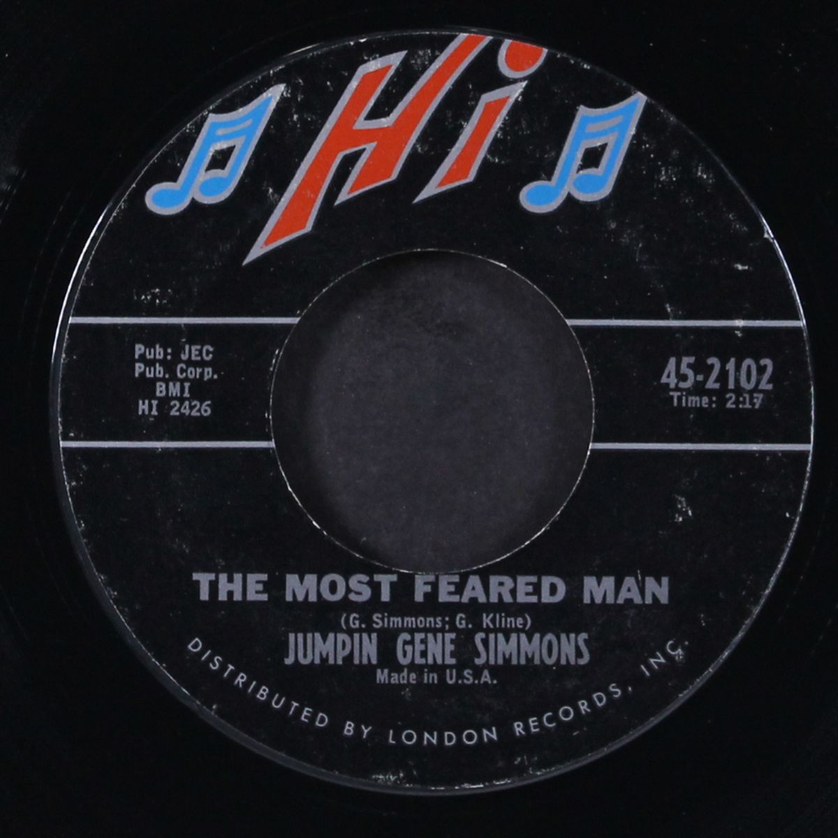 the most feared man / mossy boss by JUMPIN' GENE SIMMONS
