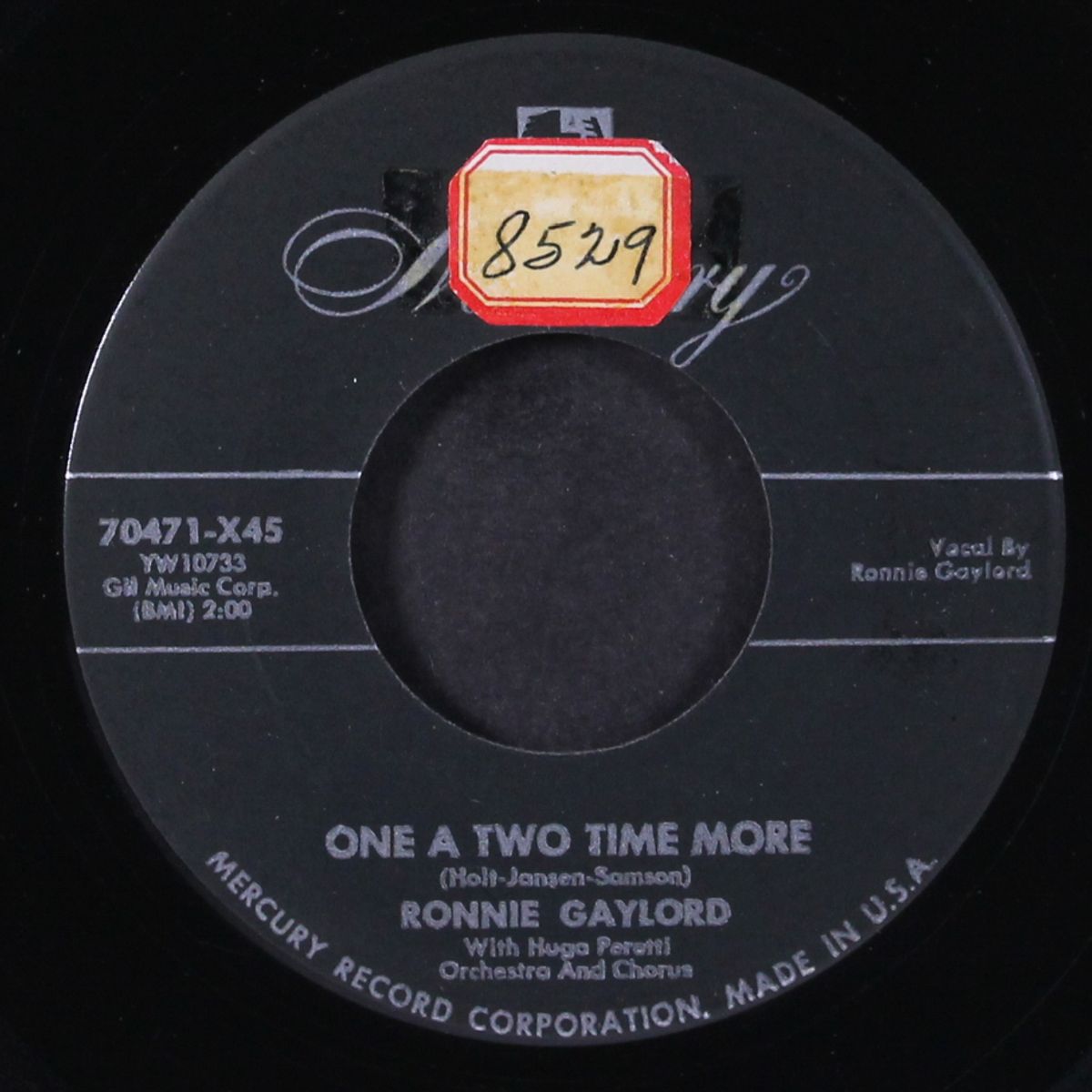 bring back my baby to me / one a two time more by RONNIE GAYLORD