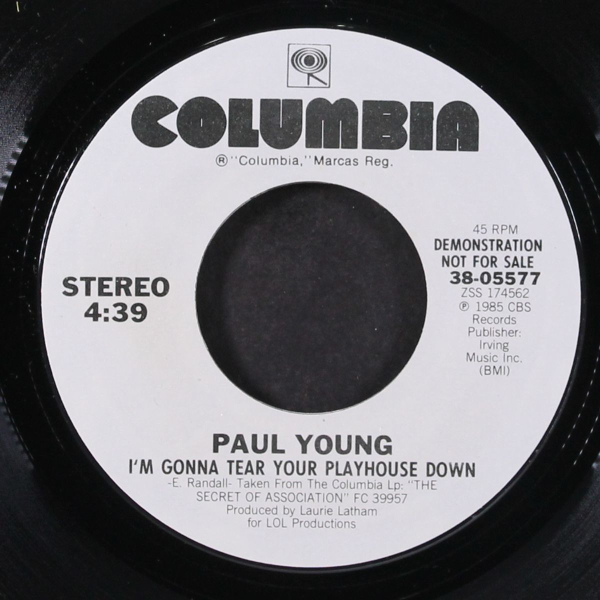 i'm gonna tear your playhouse down / same by PAUL YOUNG