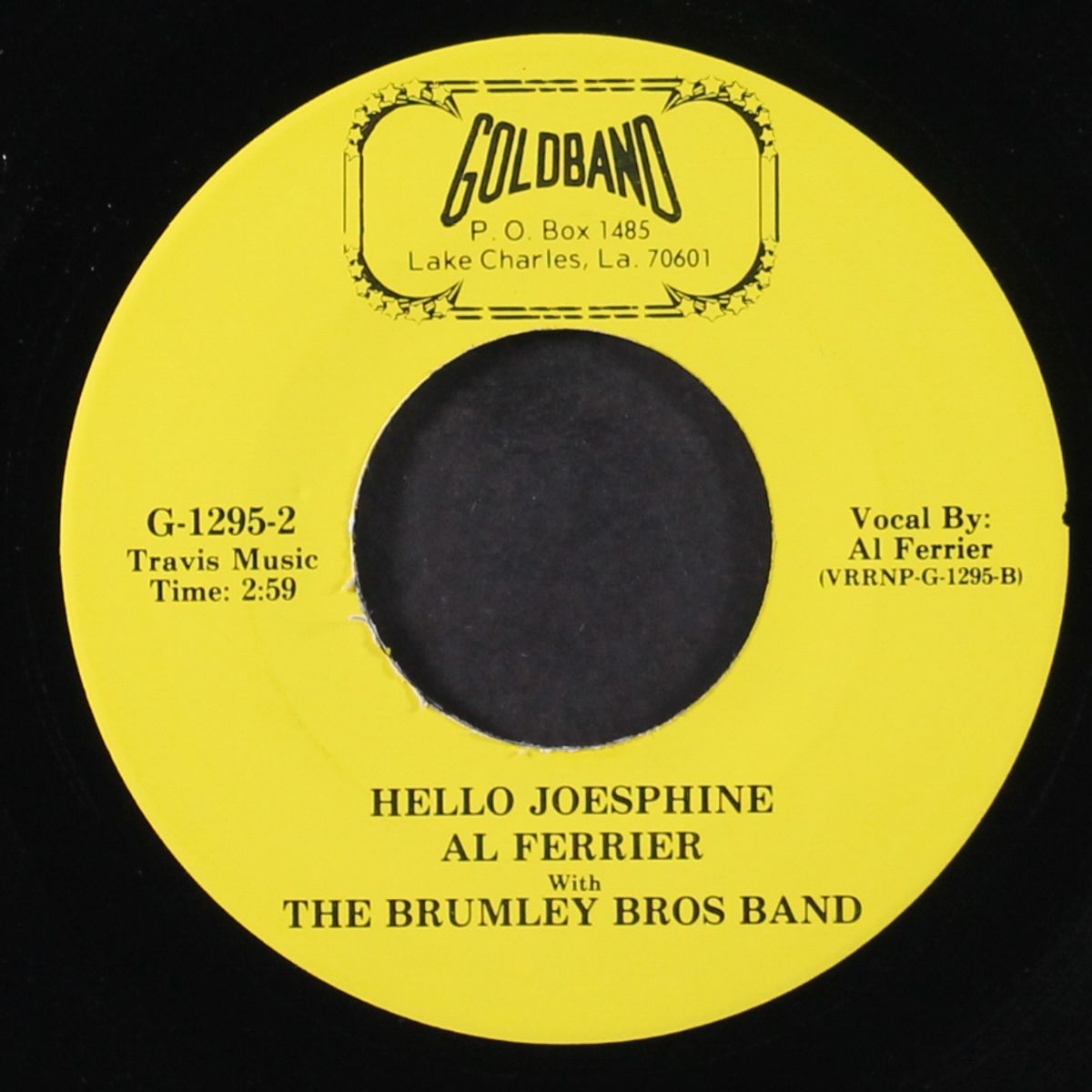 hello josephine / i'll try one more time by AL FERRIER