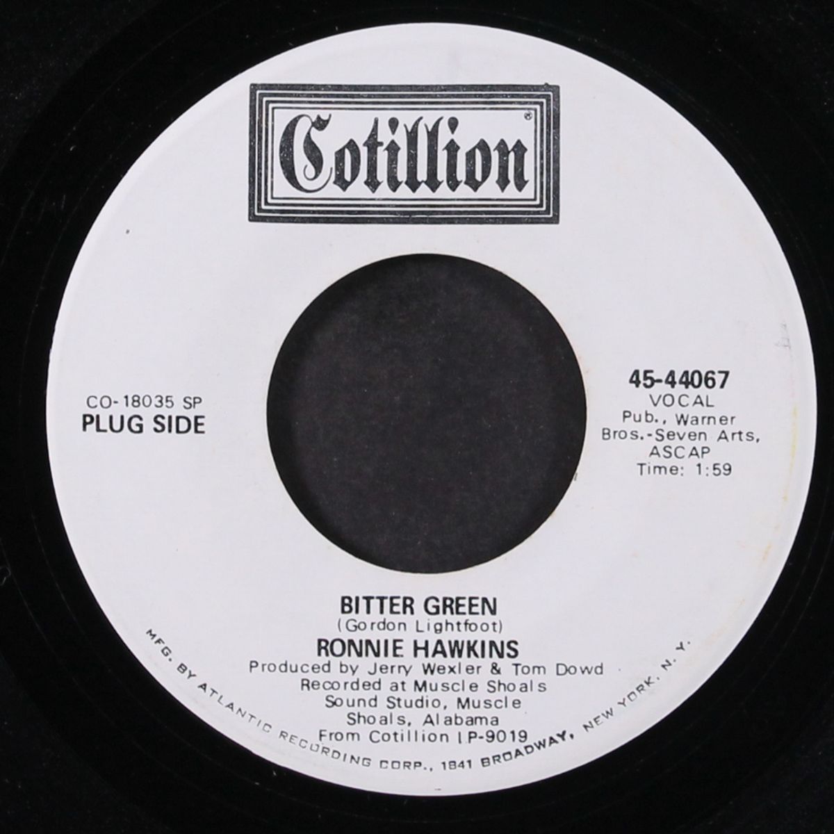 forty days / bitter green by RONNIE HAWKINS