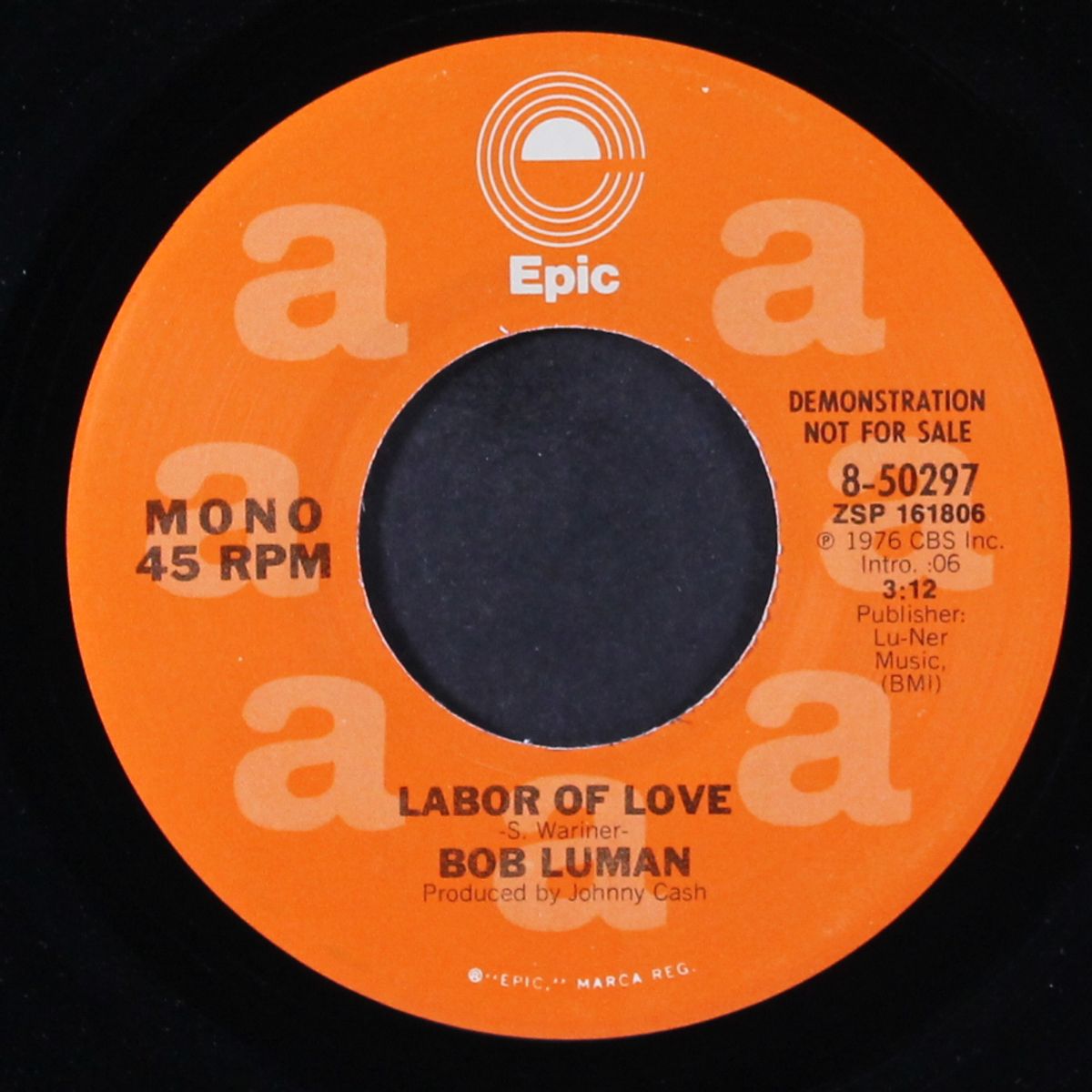labor of love / mono by BOB LUMAN