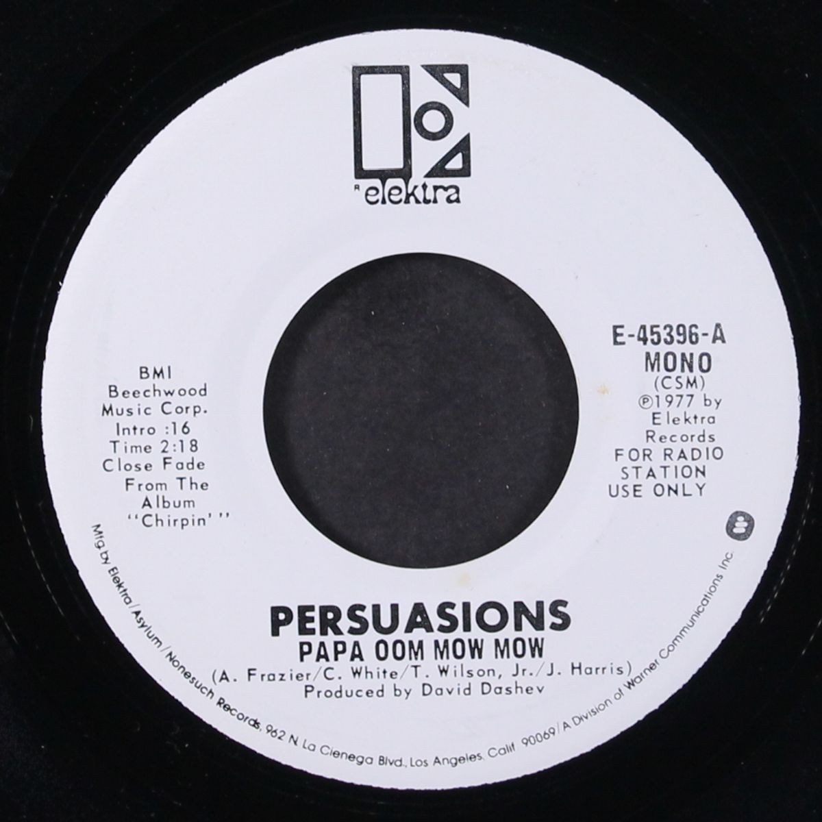 papa oom mow mow / mono by PERSUASIONS