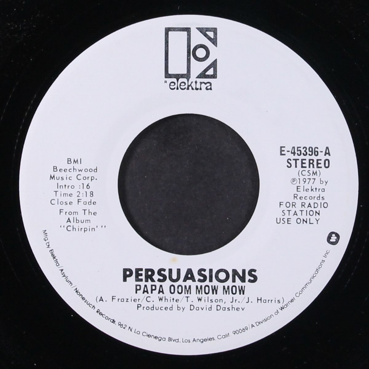 papa oom mow mow / mono by PERSUASIONS