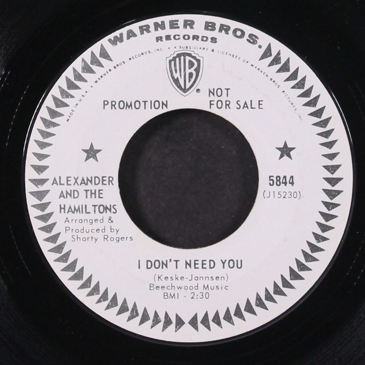 i don't need you / over the rainbow by ALEXANDER & HAMILTONS