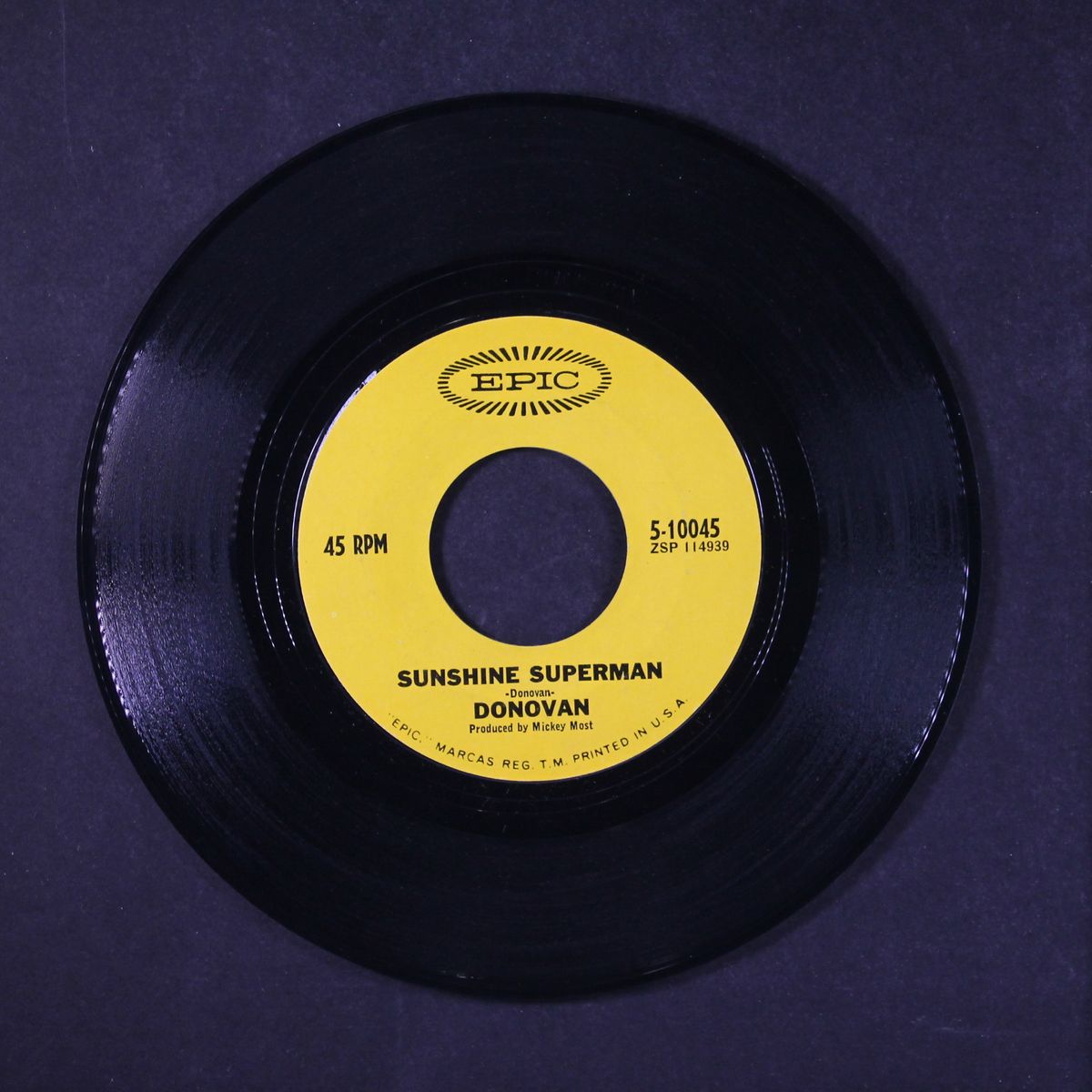 sunshine superman / the trip by DONOVAN