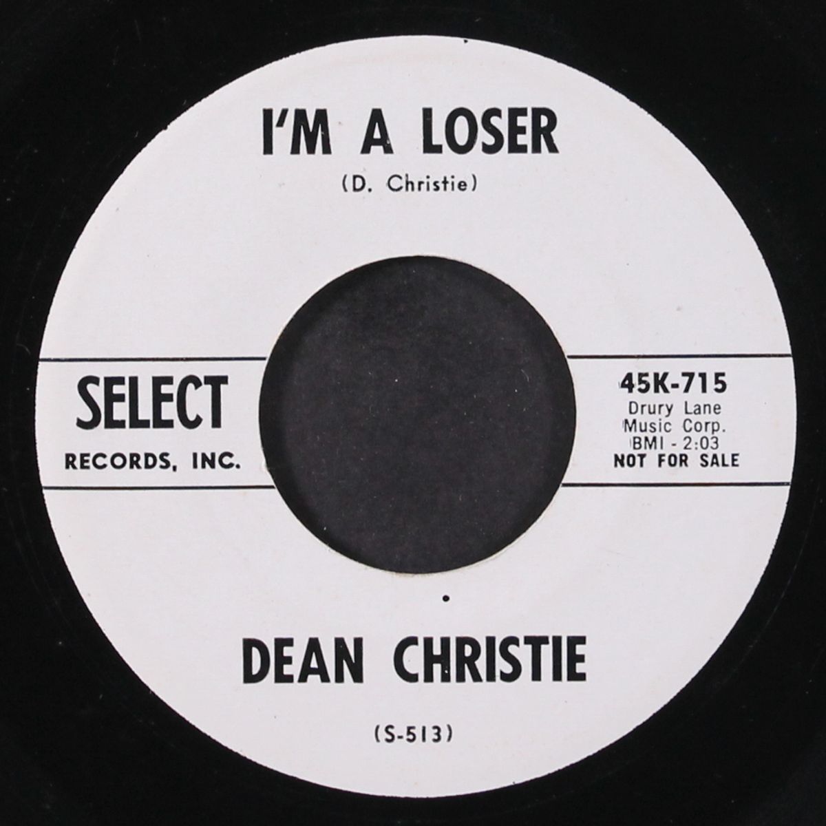 heart breaker / i'm a loser by DEAN CHRISTIE