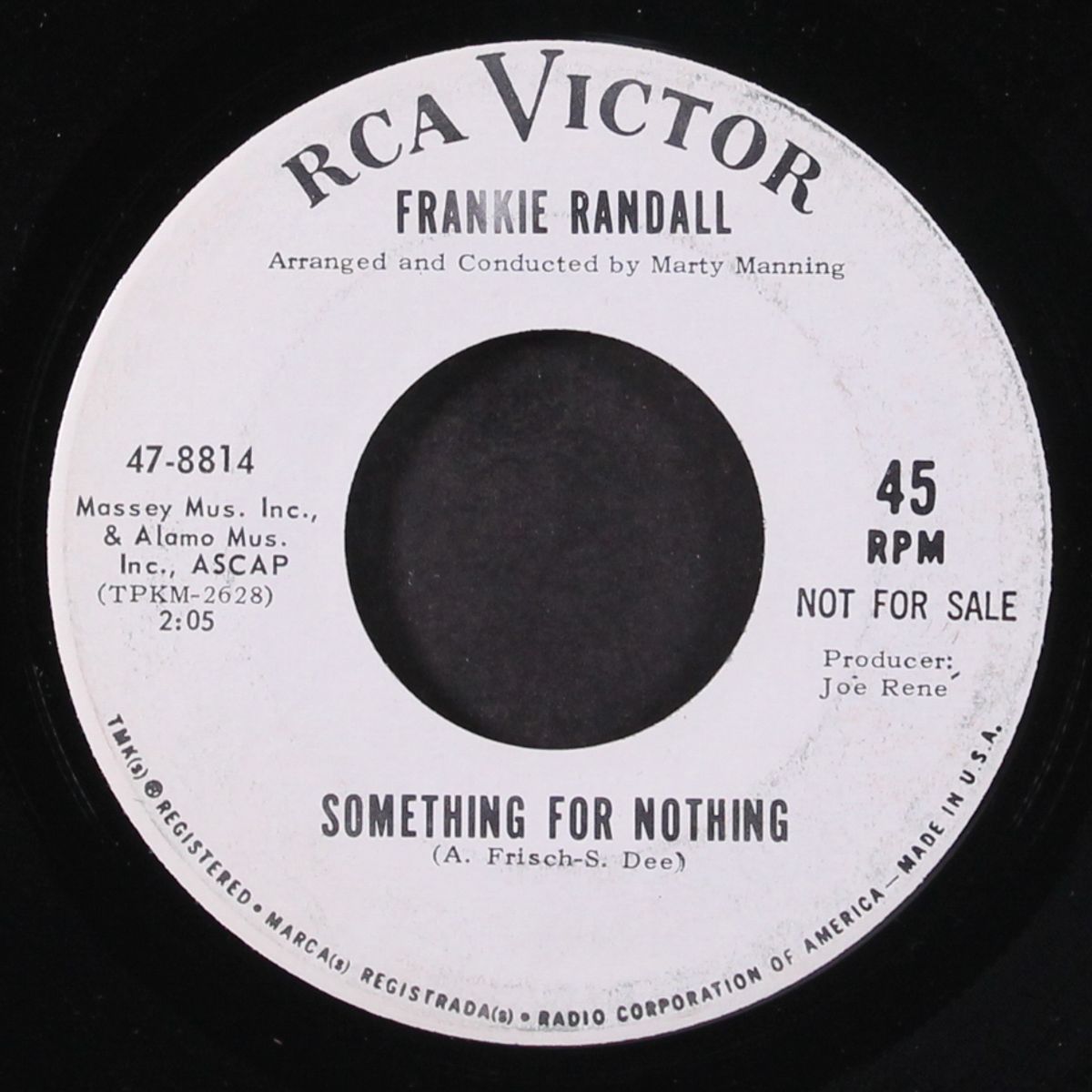 something for nothing / rosemarie by FRANKIE RANDALL