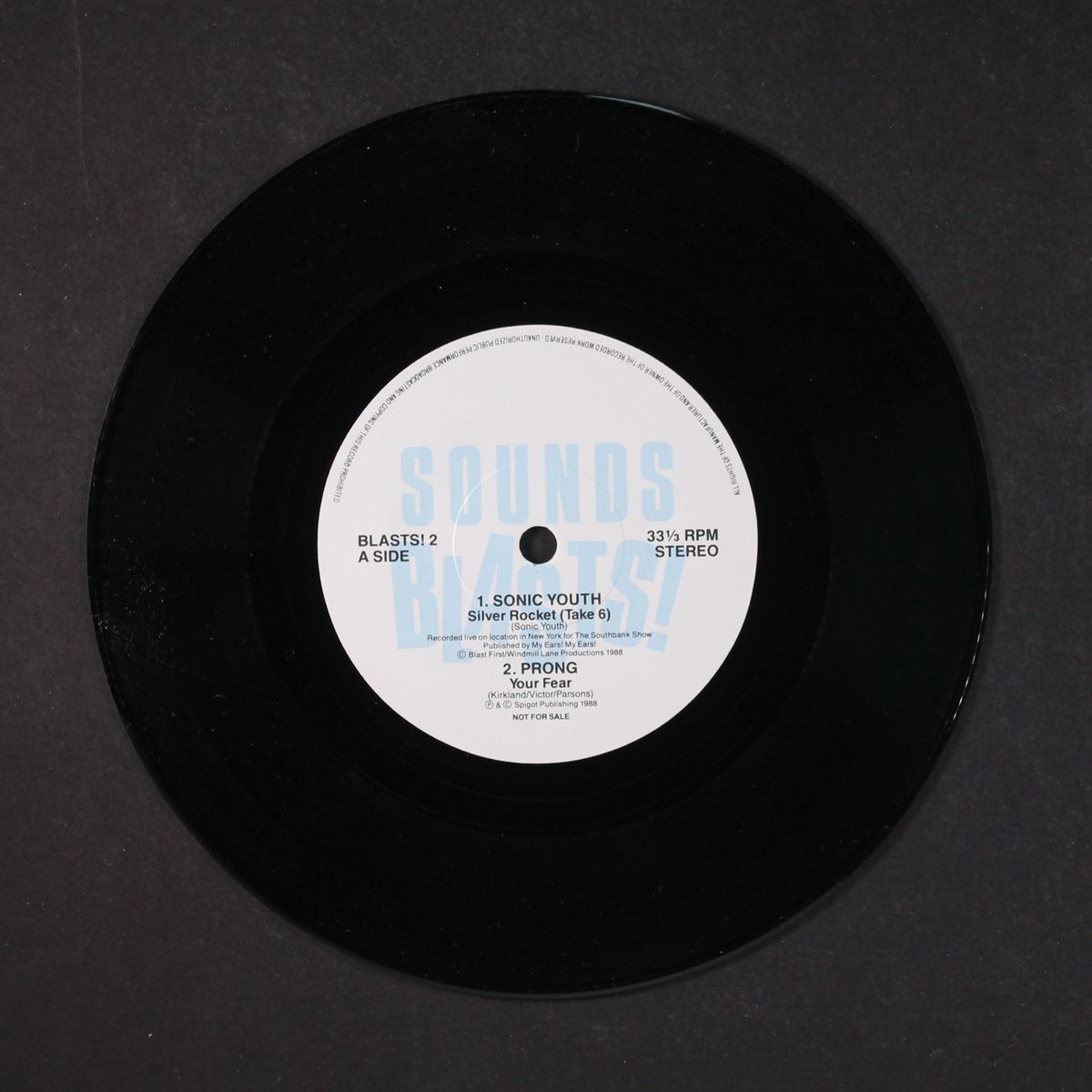 sounds blasts ep 2 (silver rocket take 6) by SONIC YOUTH & OTHERS