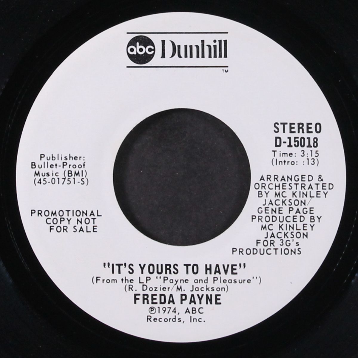 it's yours to have / mono by FREDA PAYNE