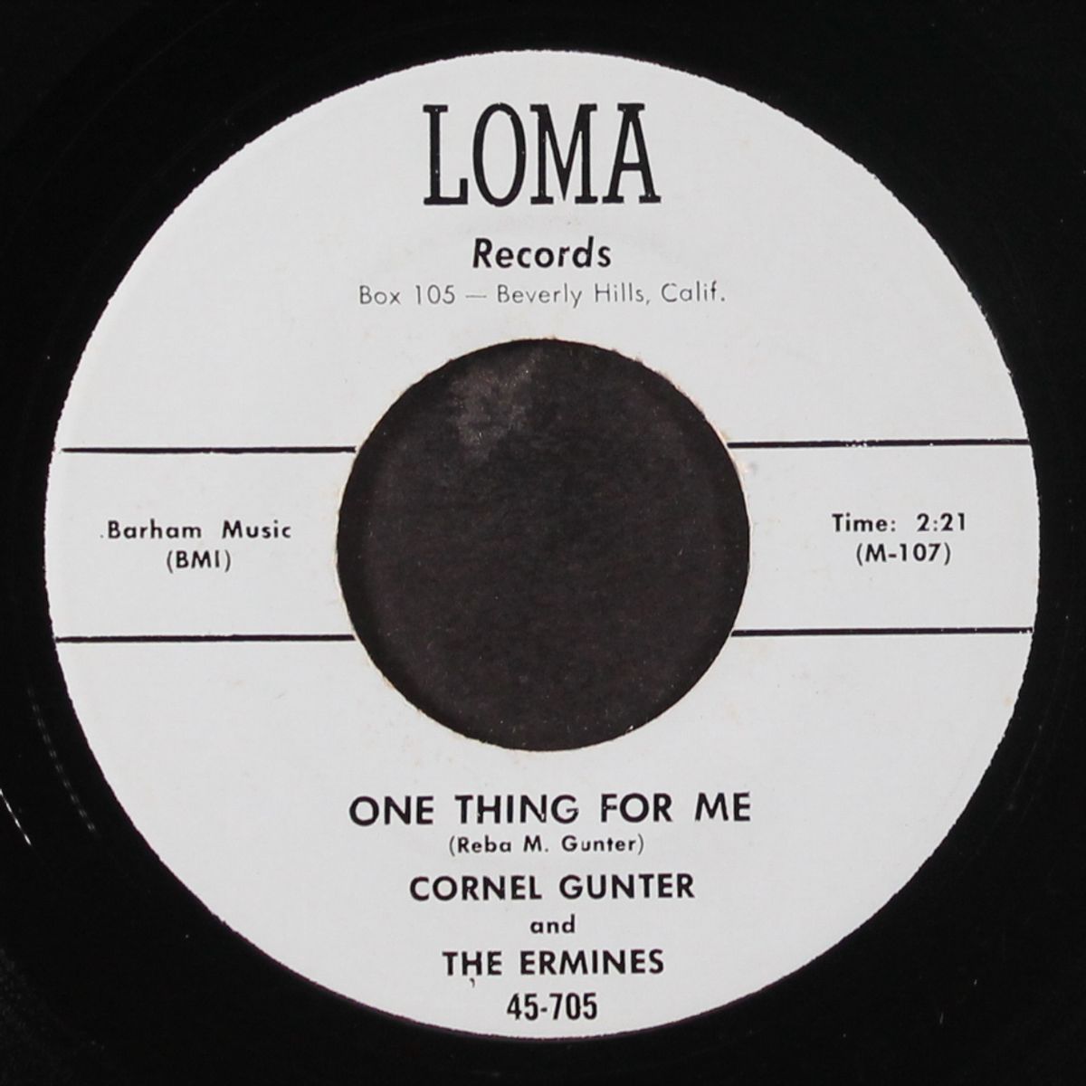 one thing for me / i'm sad by CORNEL GUNTER & ERMINES