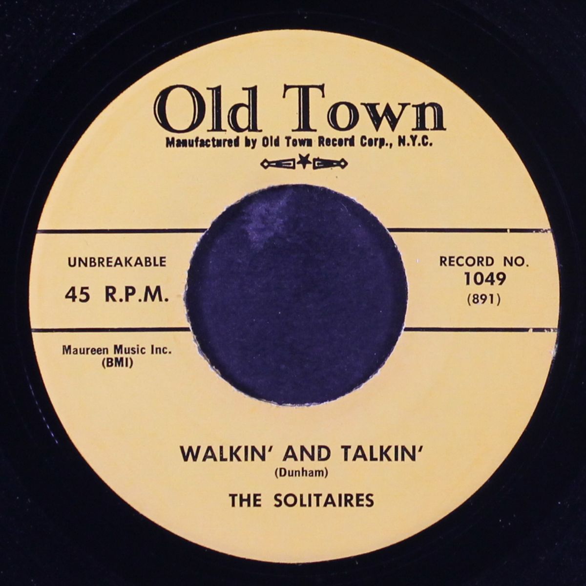 no more sorrows / walkin' and talkin' by SOLITAIRES