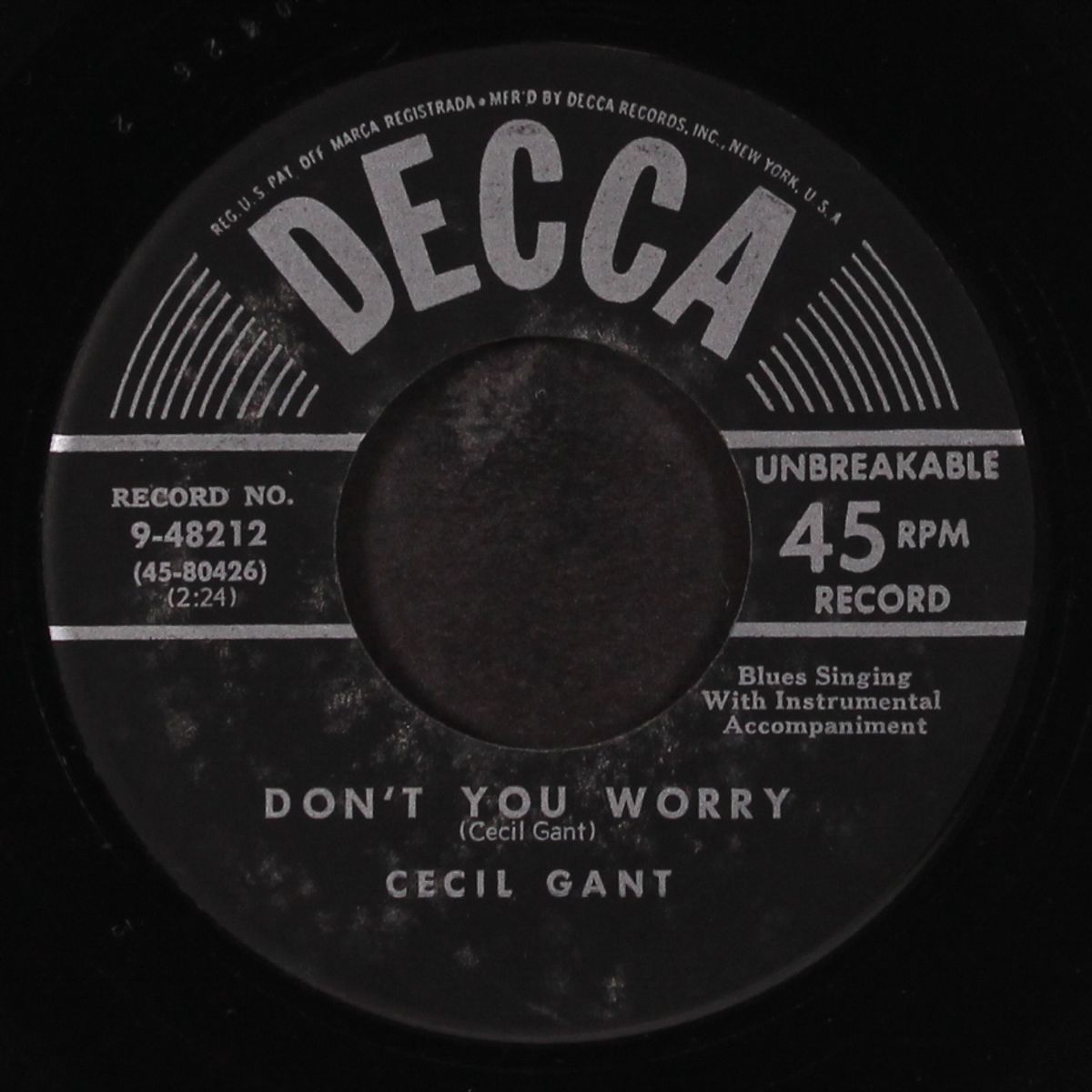 little baby / don't you worry by CECIL GANT