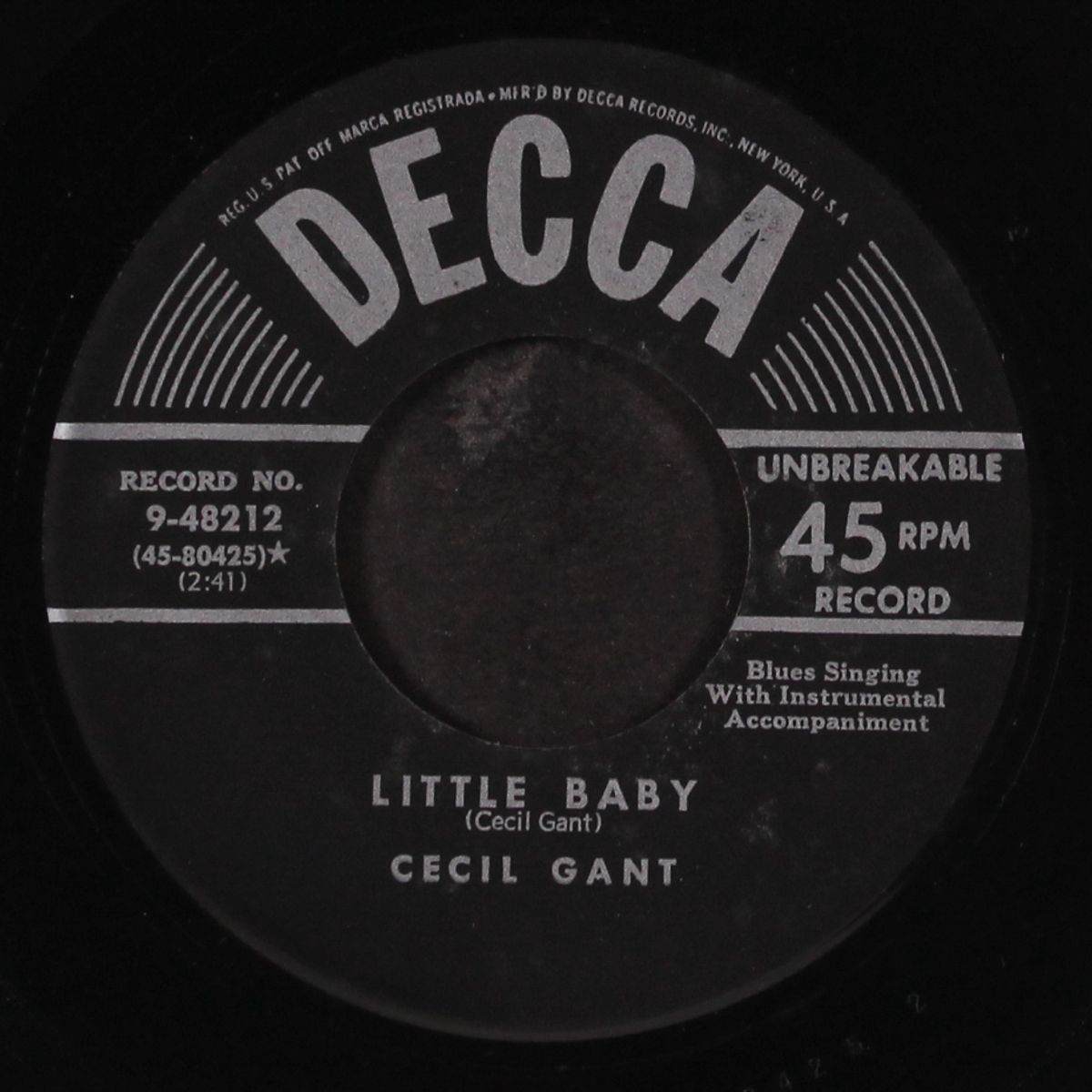 little baby / don't you worry by CECIL GANT
