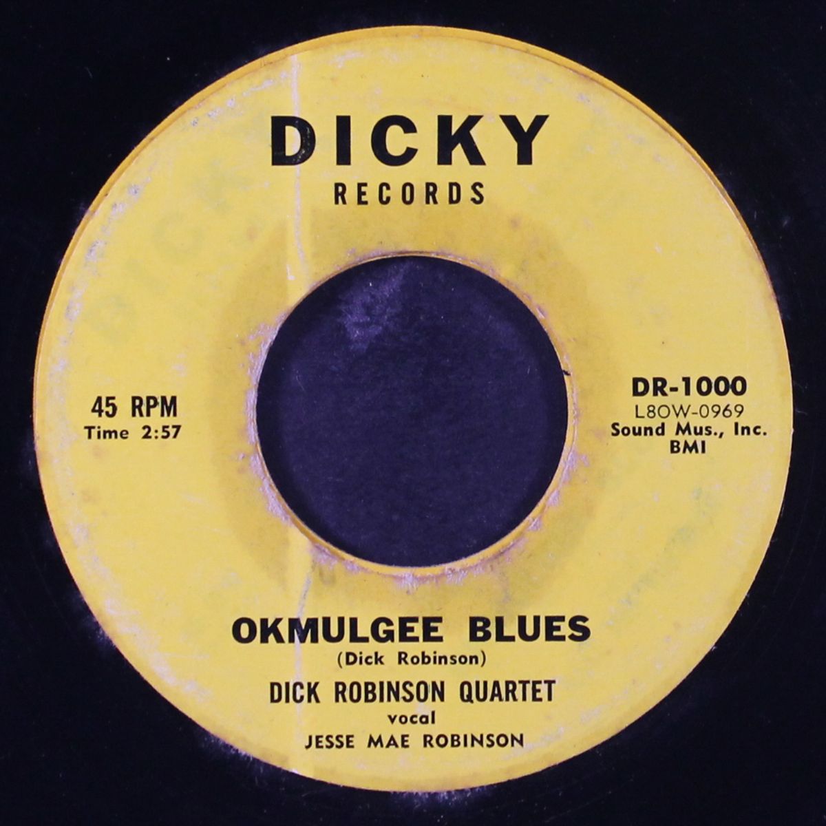 okmulgee blues / cool enough by DICK ROBINSON
