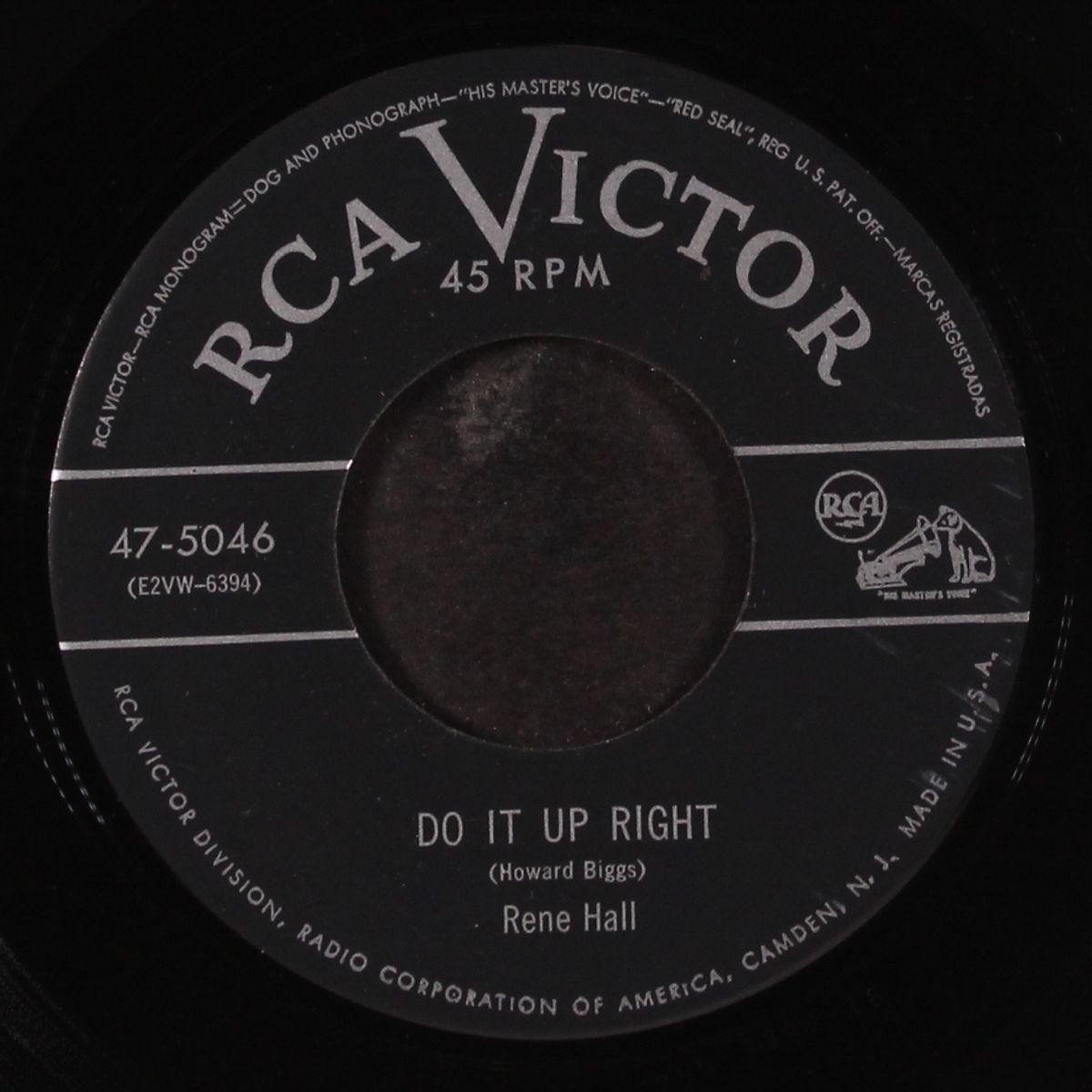 do it up right / peace of mind by RENE HALL