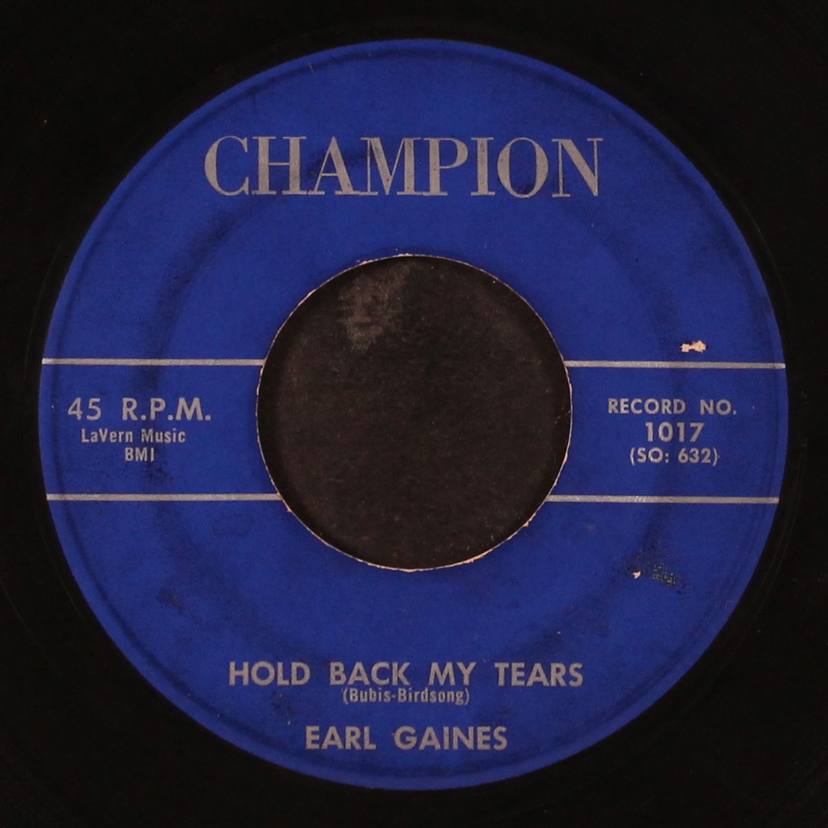 three times seven / hold back my tears by EARL GAINES