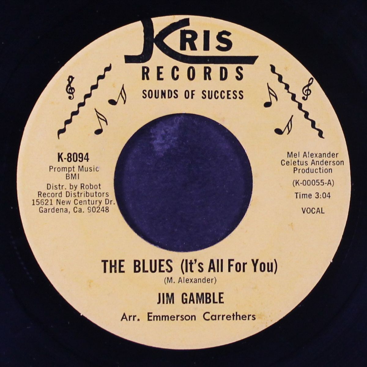 when you move you lose / the blues by JIM GAMBLE