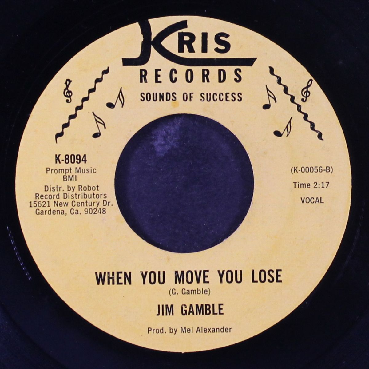 when you move you lose / the blues by JIM GAMBLE