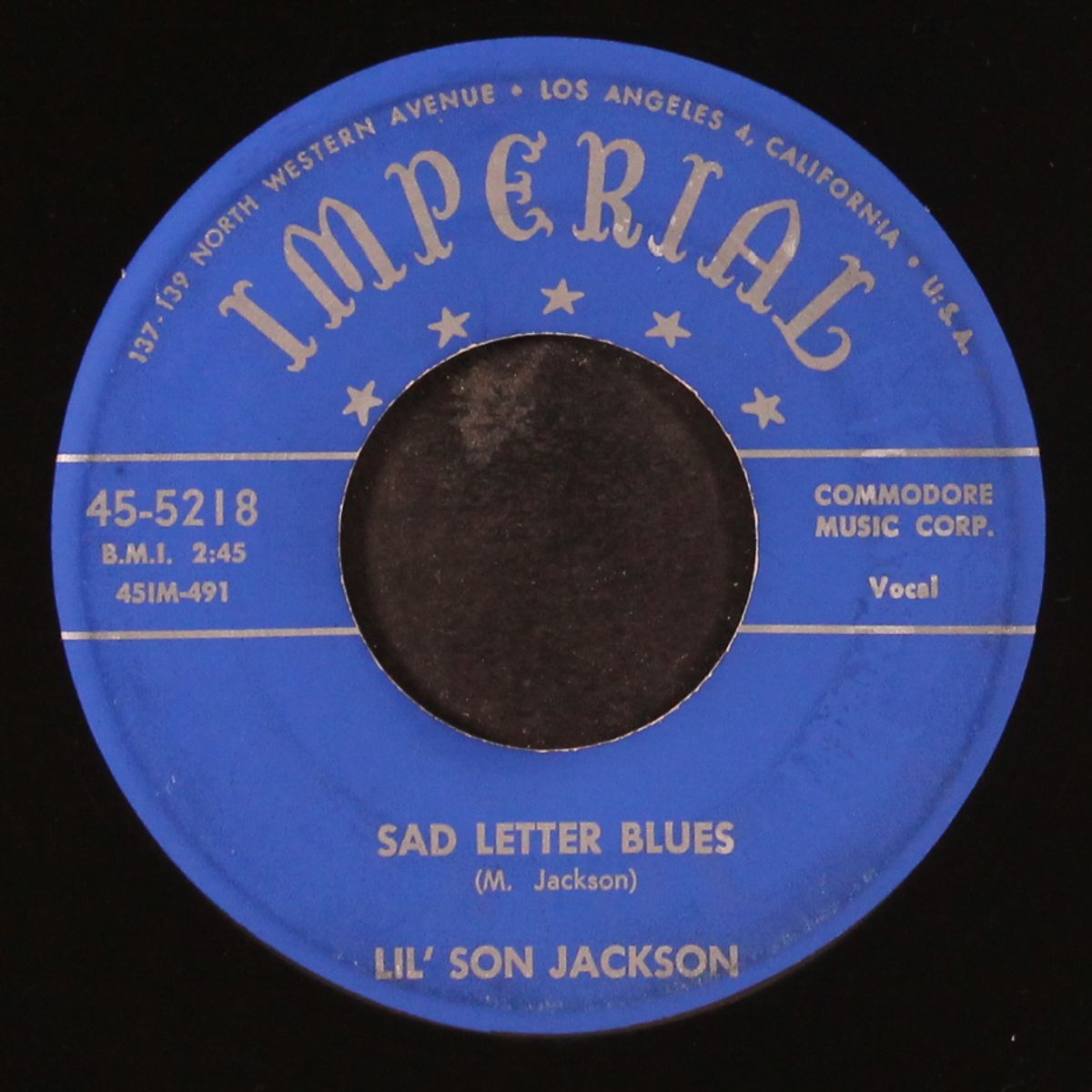sad letter blues / black and brown by LIL' SON JACKSON