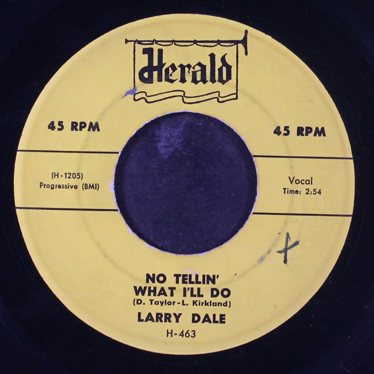 feelin' all right / no tellin' what i'll do by LARRY DALE