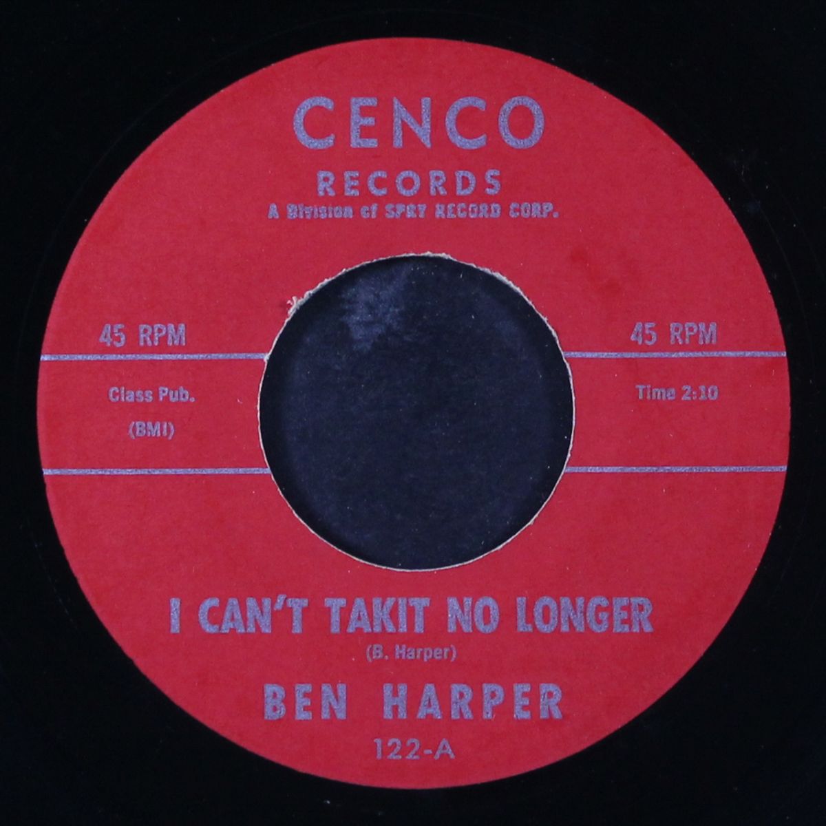 can't takit no longer / long handle spoon by BEN HARPER