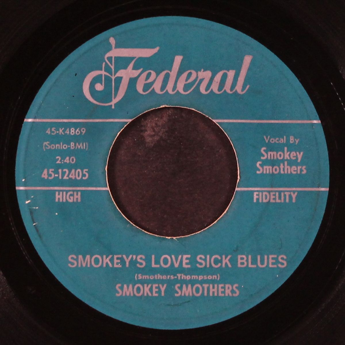 come on rock little girl / smokey's love sick blues by SMOKEY SMOTHERS