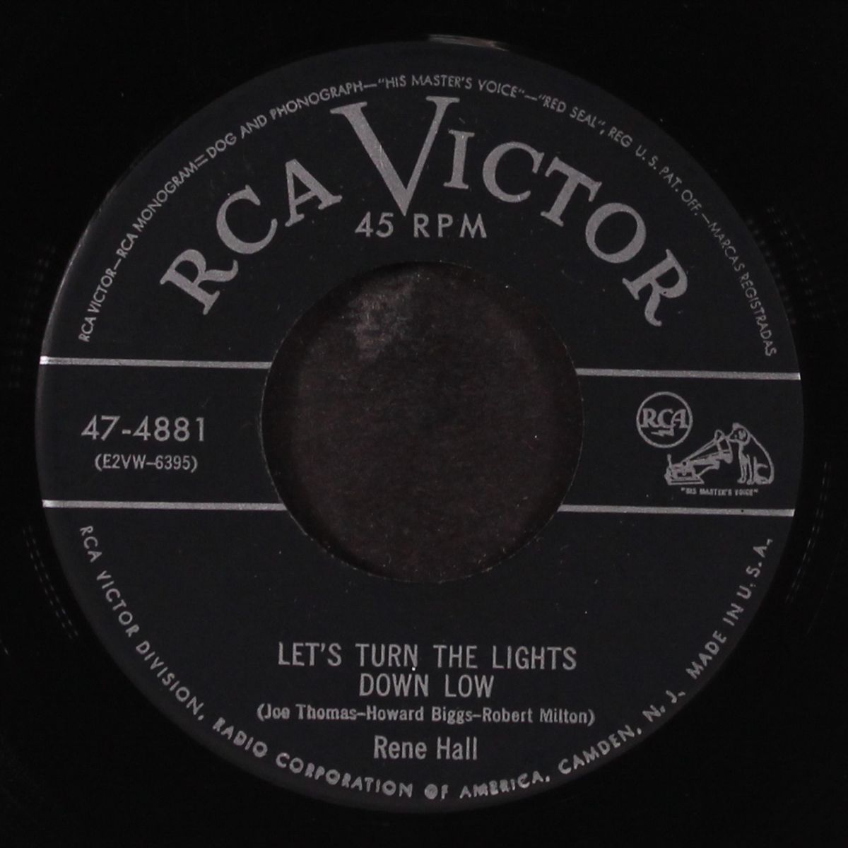 let's turn the lights down low / must i by RENE HALL