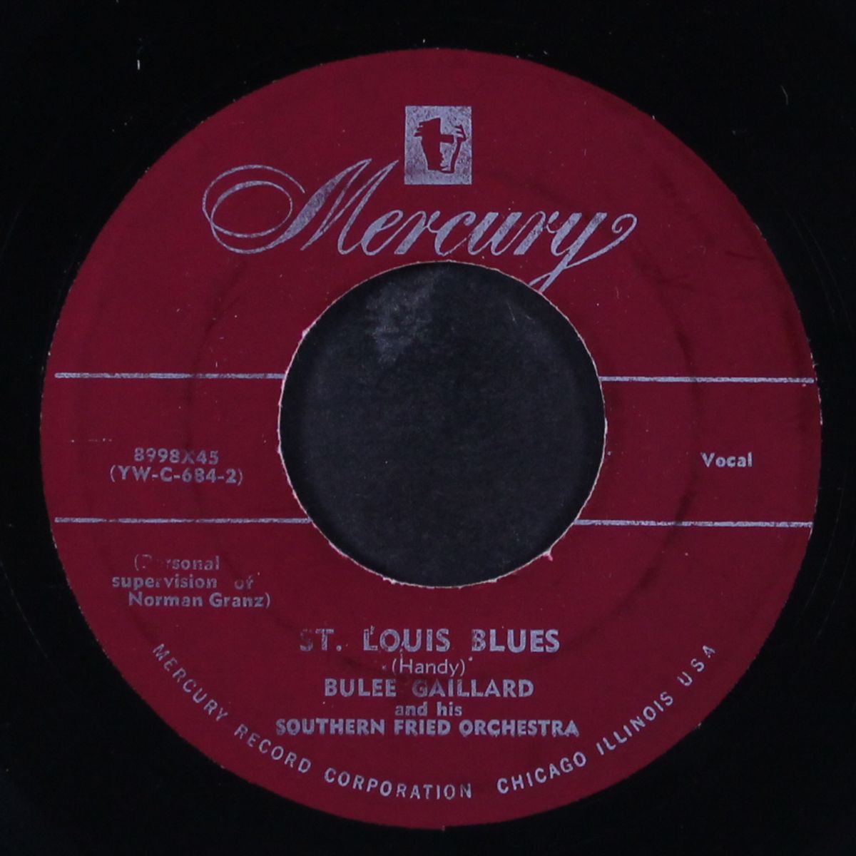 st. louis blues / i know what to do by BULEE GAILLARD