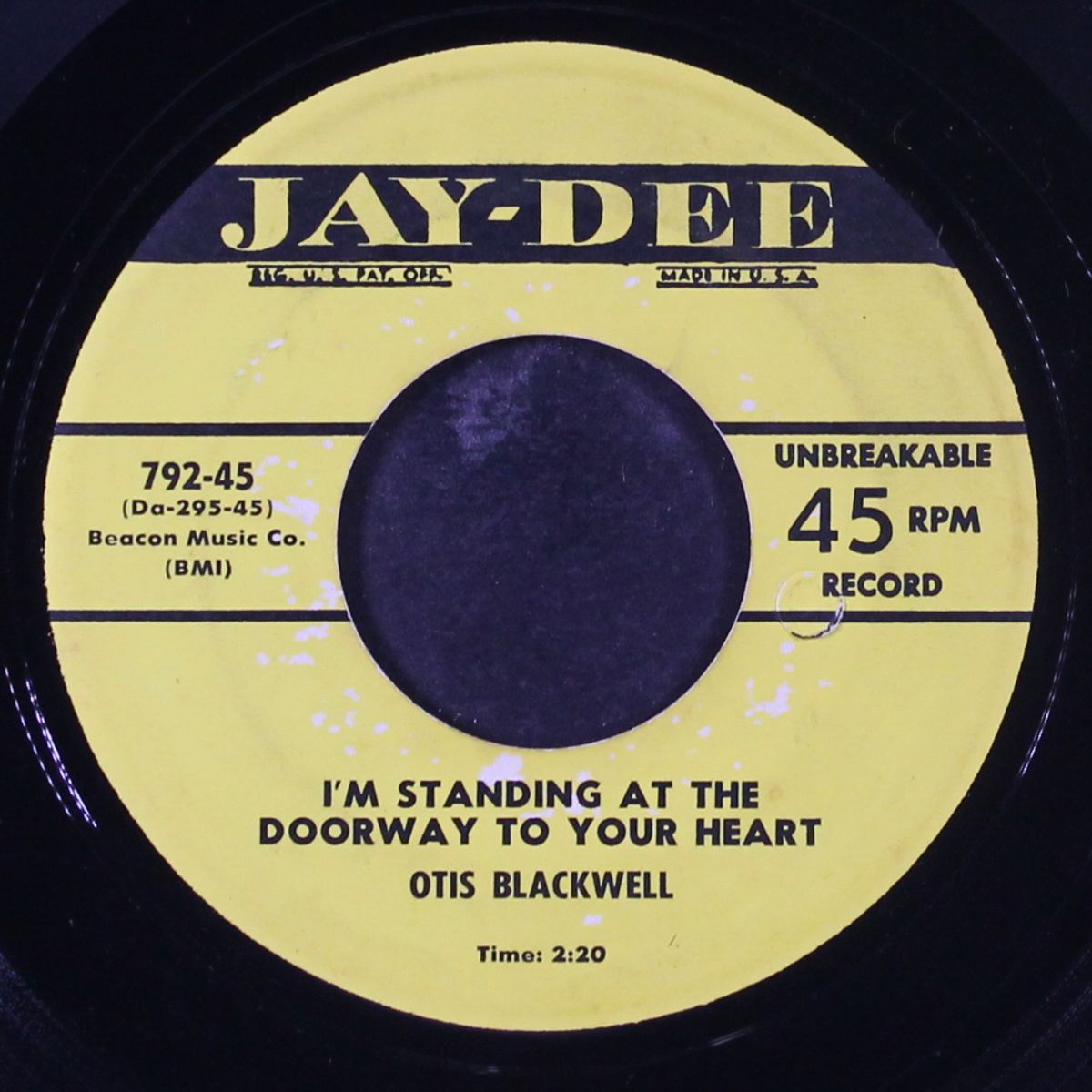 nobody met the train / i'm standing at the doorway to your heart by OTIS BLACKWELL