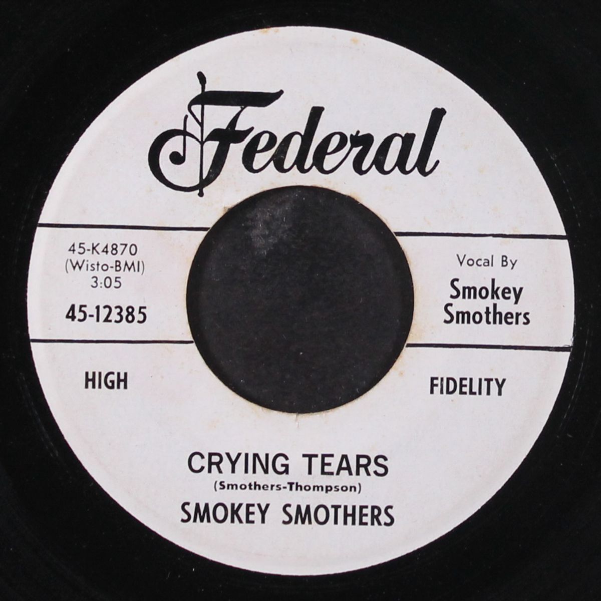crying tears / what am i going to do by SMOKEY SMOTHERS