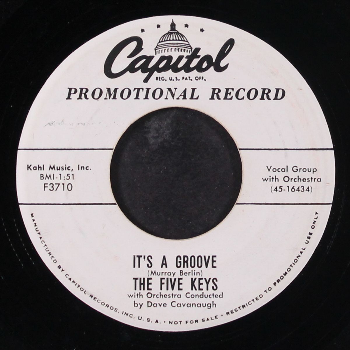 four walls / it's a groove by FIVE KEYS