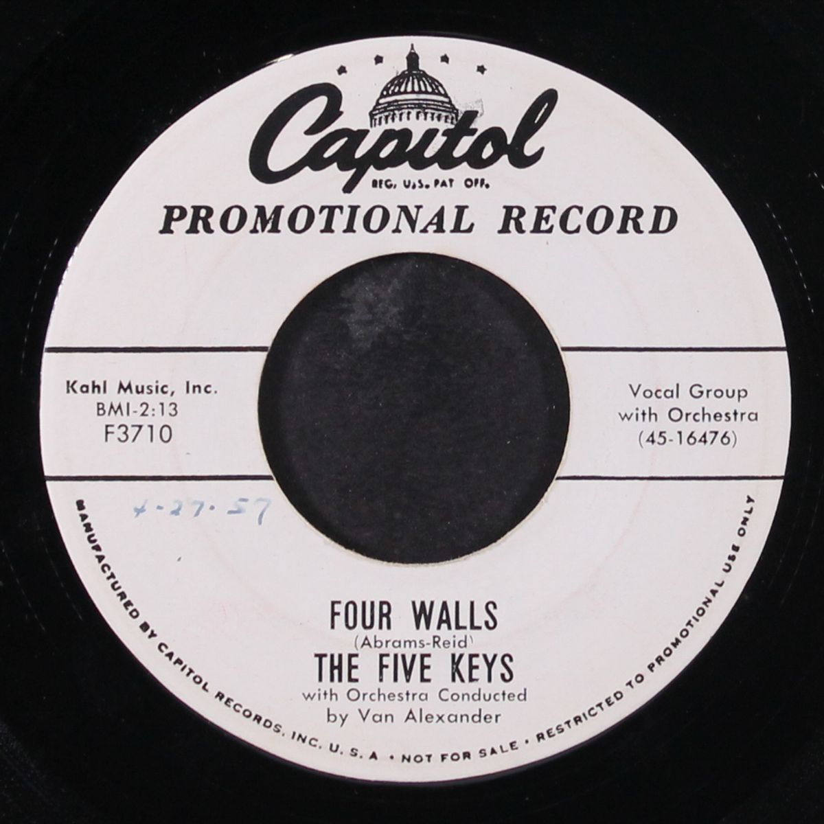 four walls / it's a groove by FIVE KEYS