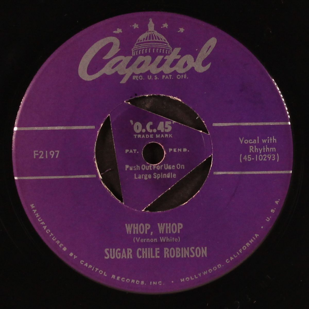 hum-drum boogie / whop, whop by SUGAR CHILE ROBINSON