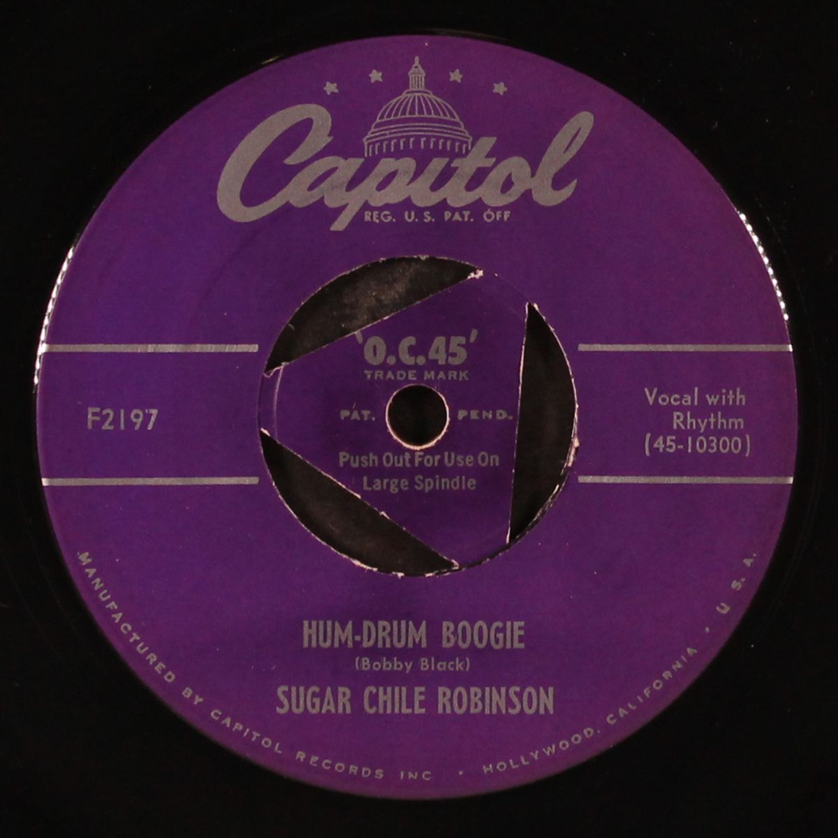 hum-drum boogie / whop, whop by SUGAR CHILE ROBINSON