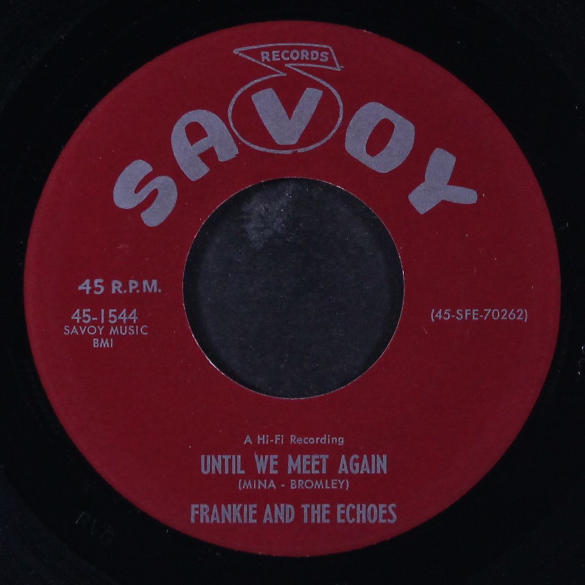 until we meet again / come back baby by FRANKIE & ECHOES