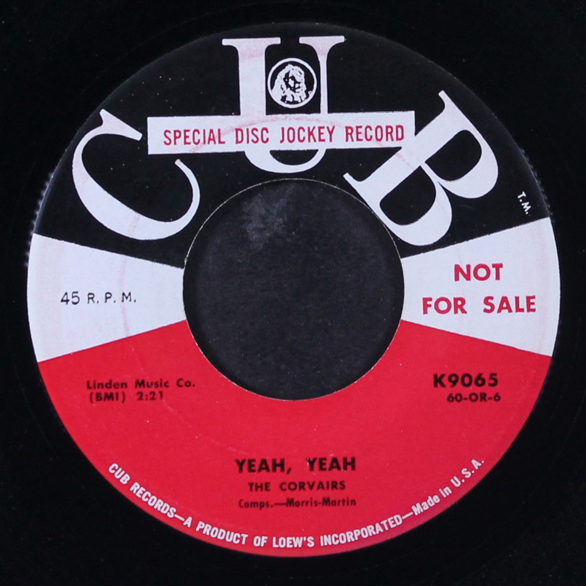 sing a song of sixpence / yeah, yeah by CORVAIRS