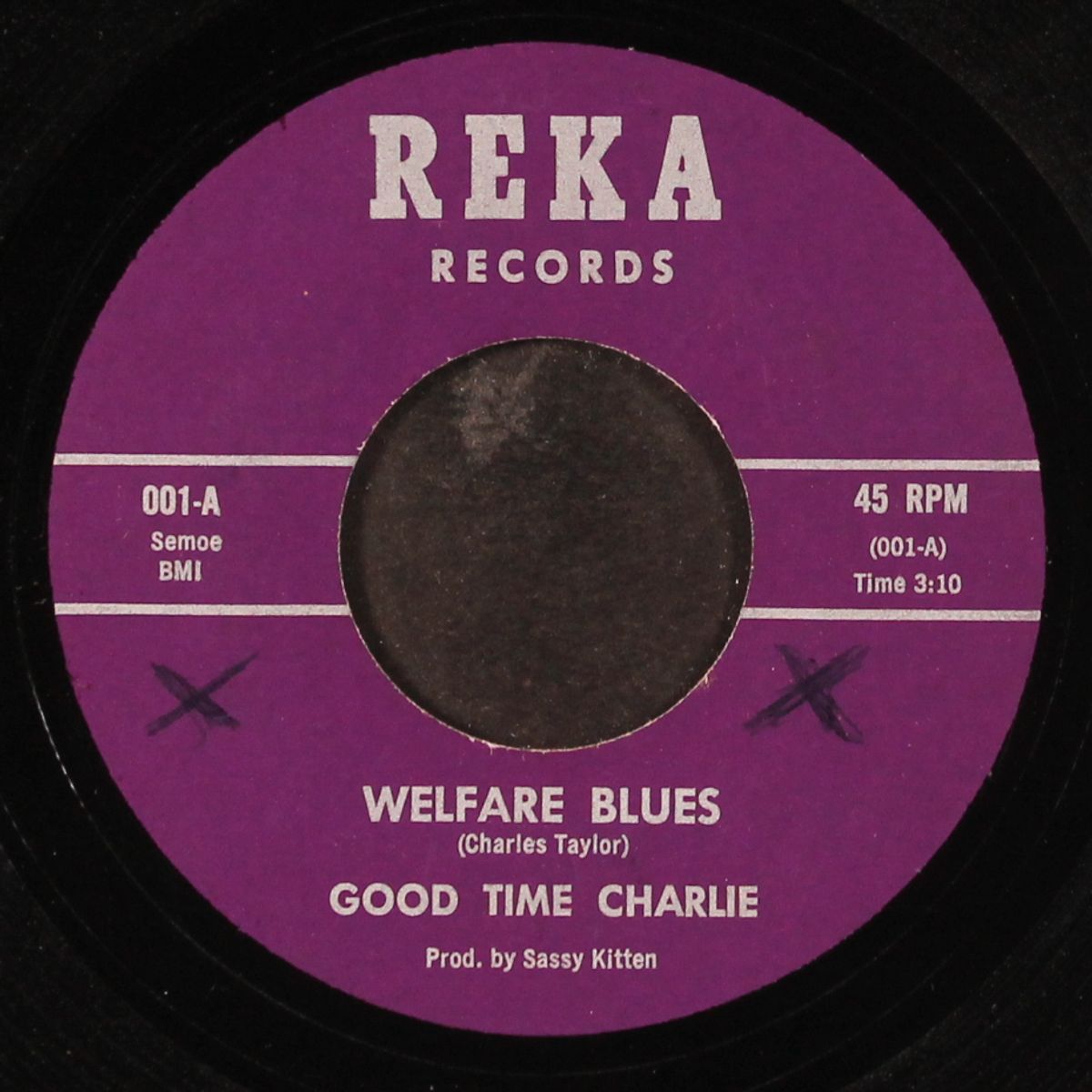 whoop it on me / welfare blues by GOOD TIME CHARLIE