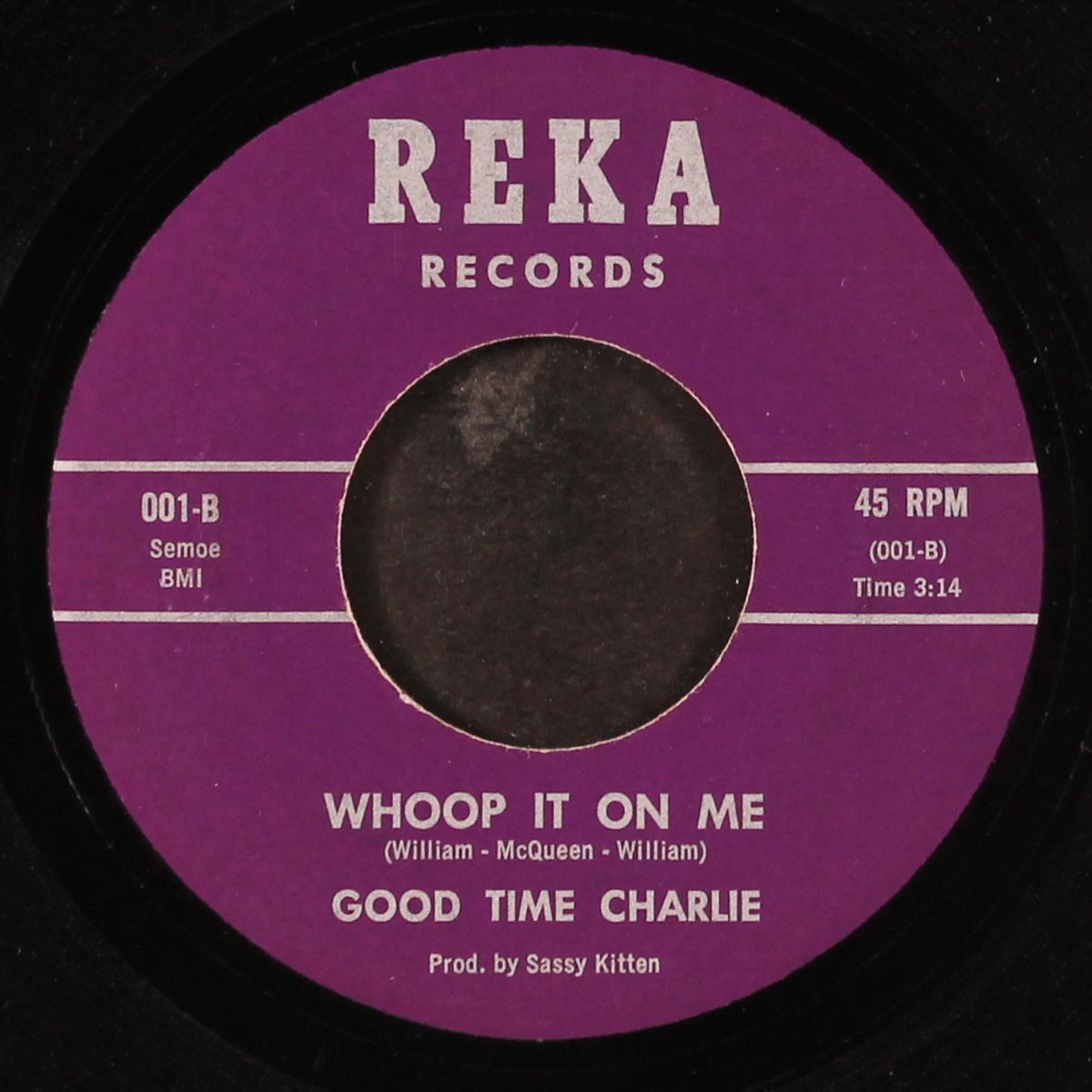 whoop it on me / welfare blues by GOOD TIME CHARLIE