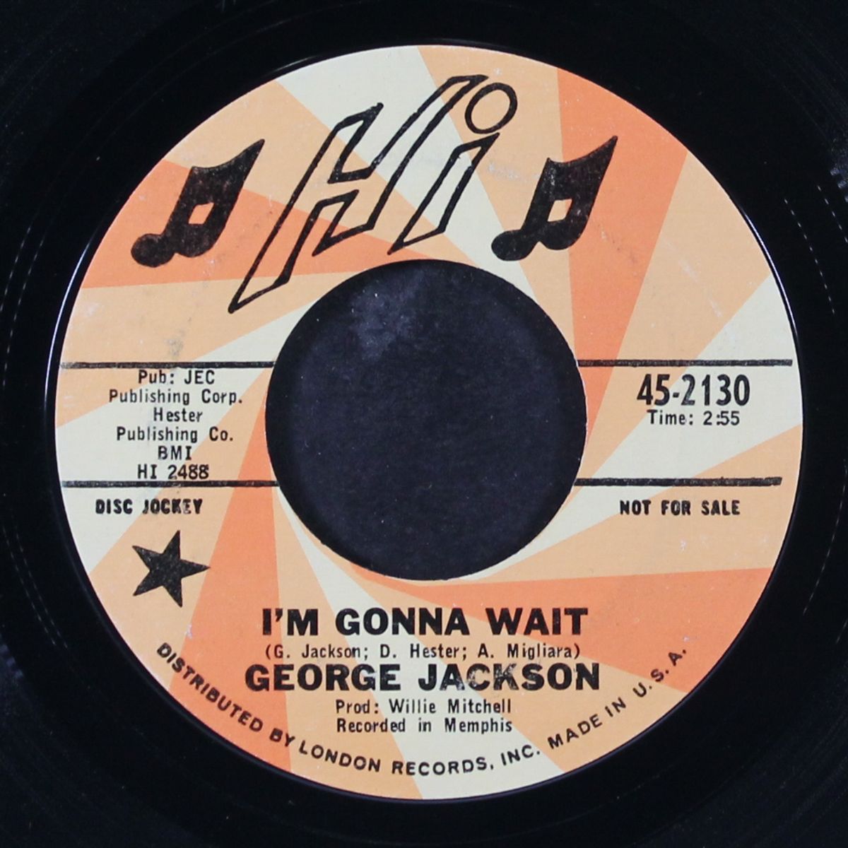 so good to me / i'm gonna wait by GEORGE JACKSON