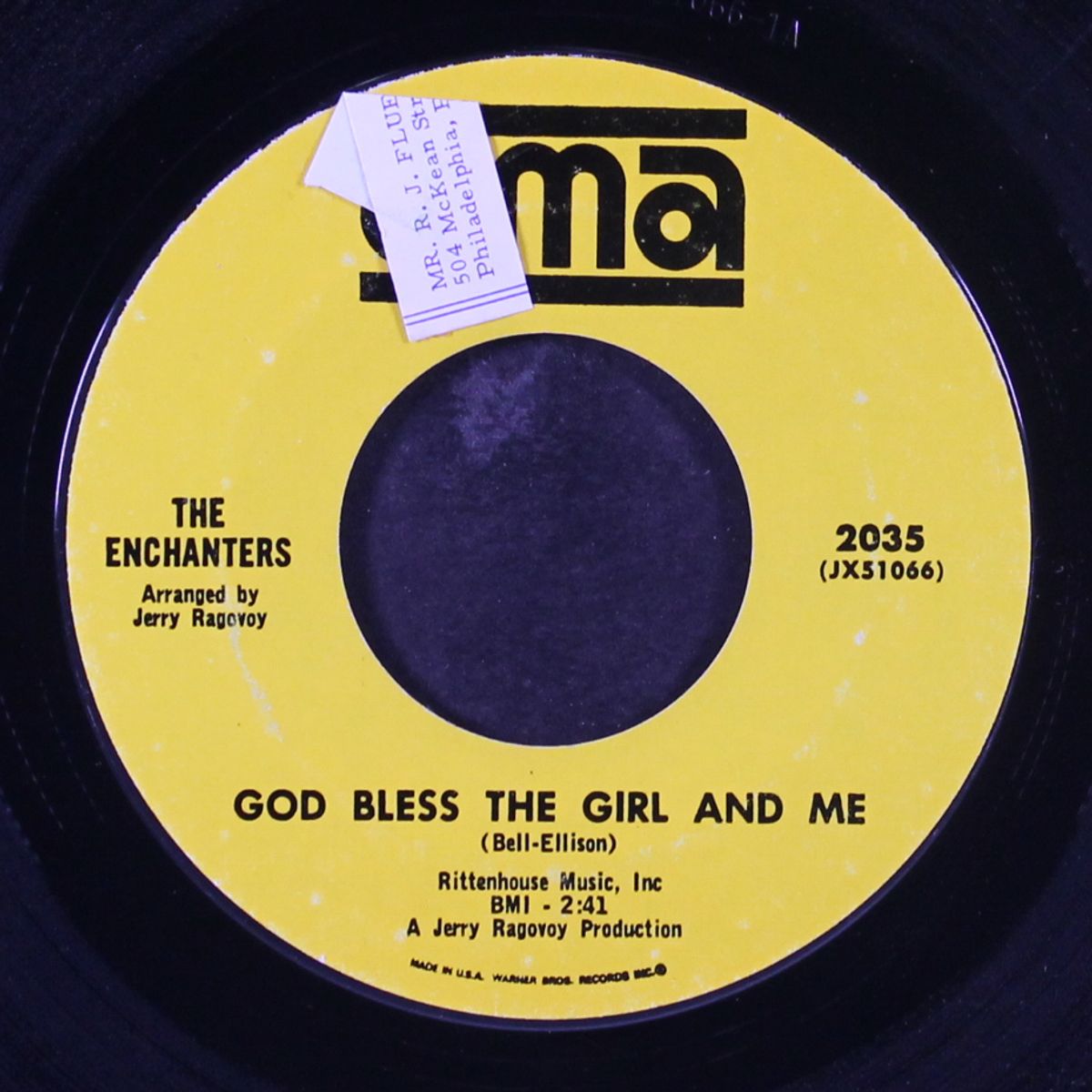 you were meant to be my baby / god bless the girl and me by ENCHANTERS